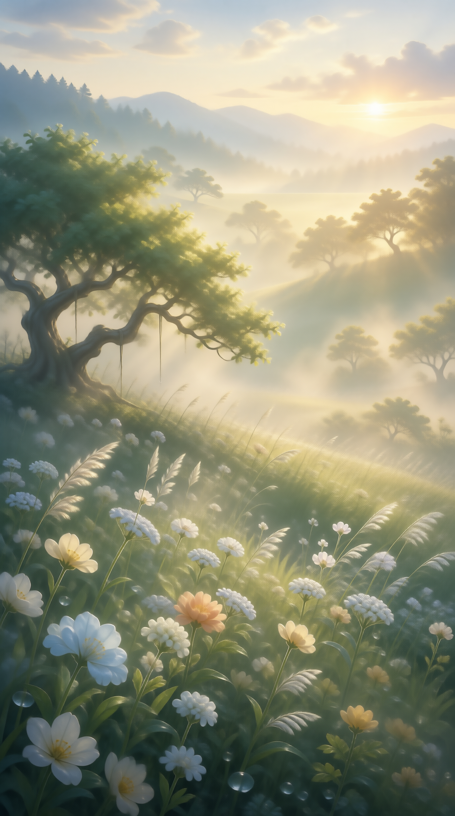Misty Morning Meadow