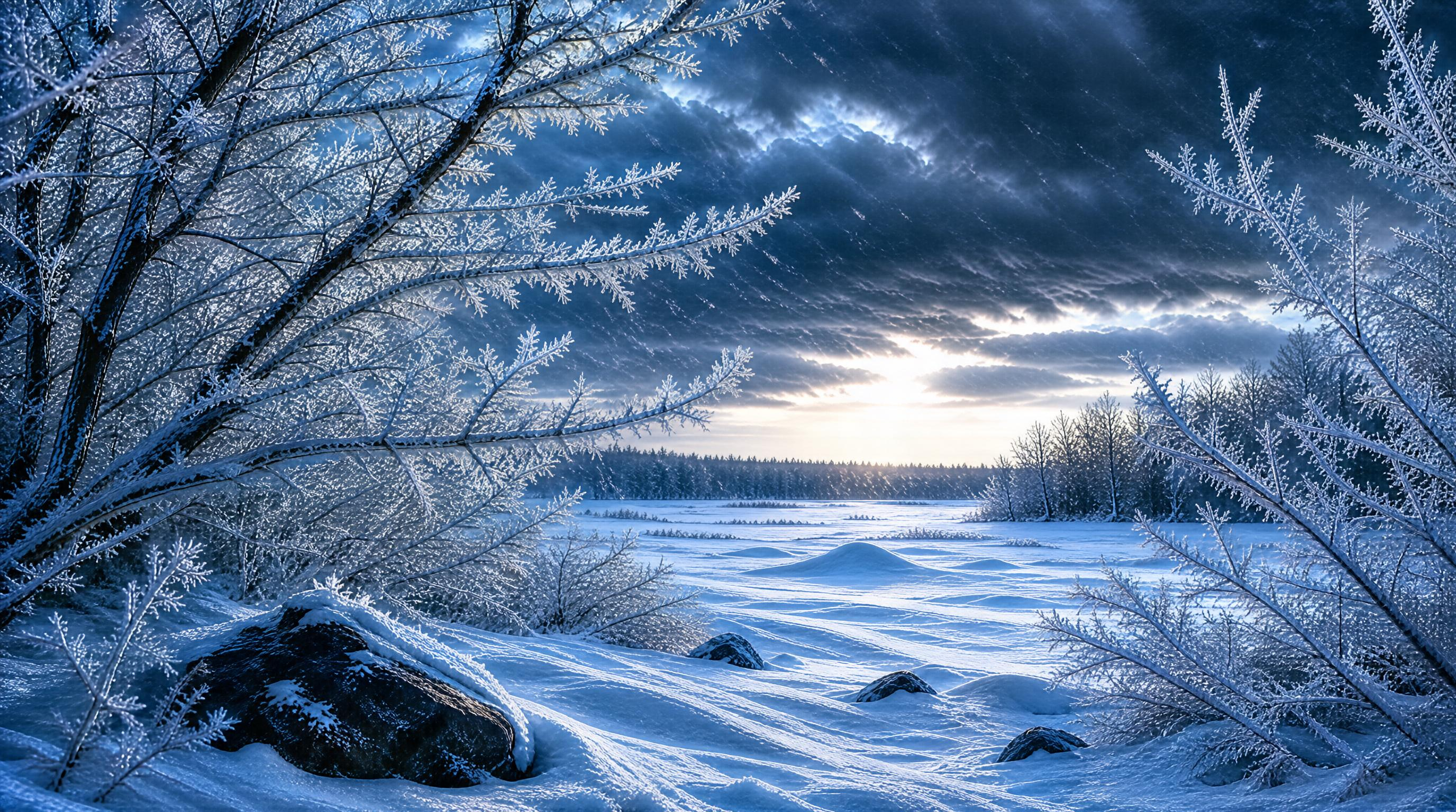 Winter Snowy Landscape