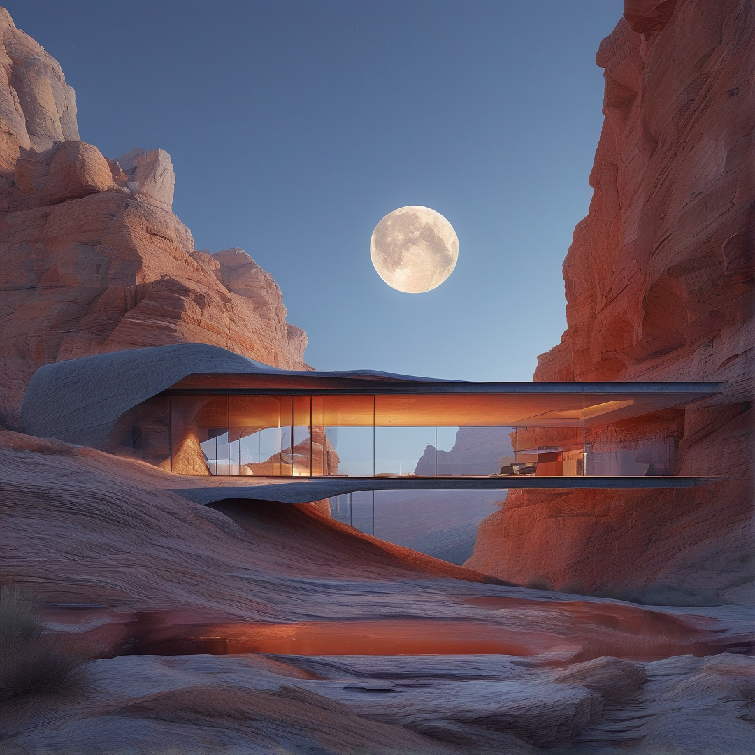 Moonlit Canyon Residence