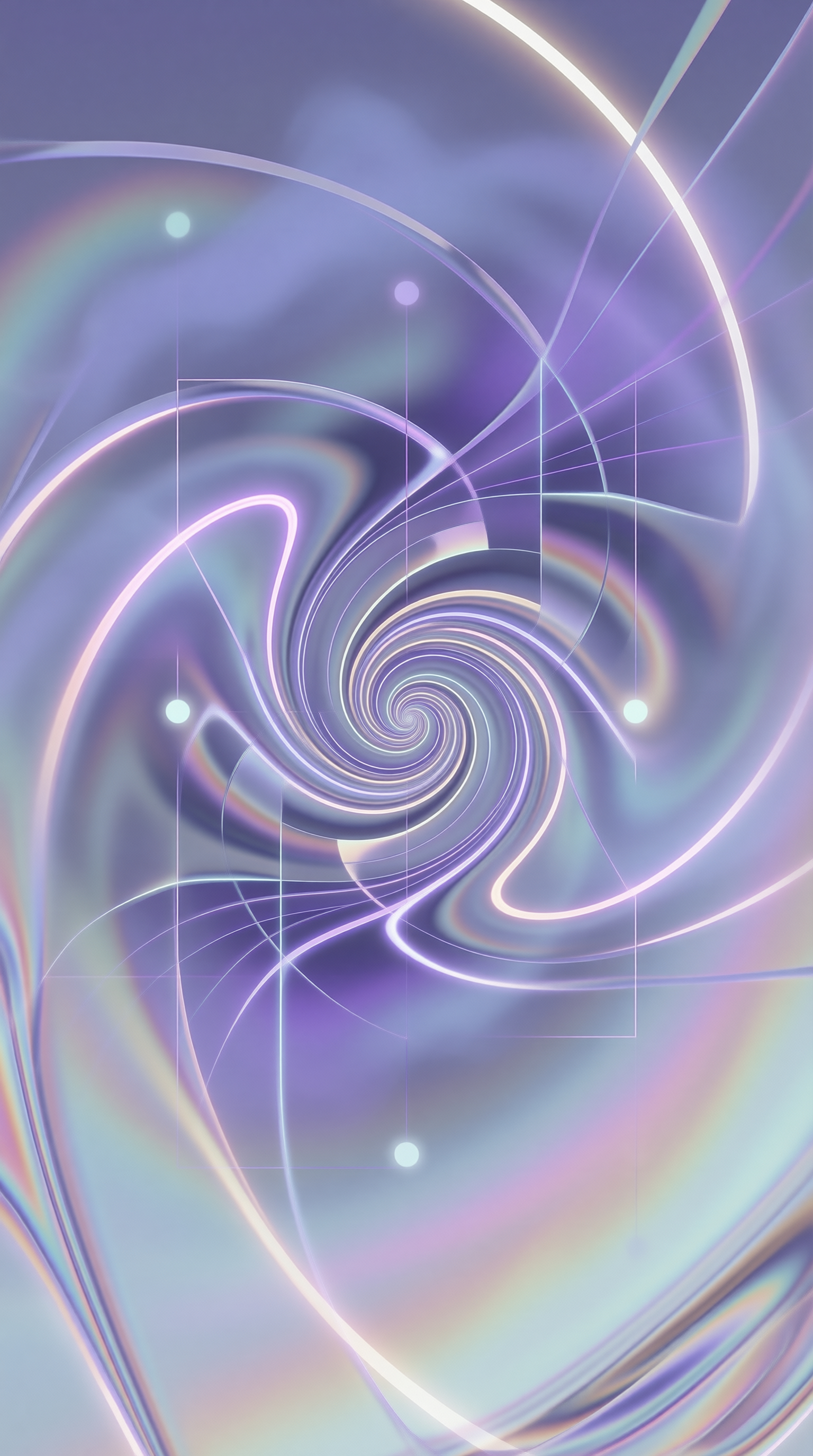 Iridescent Spiral Vortex
