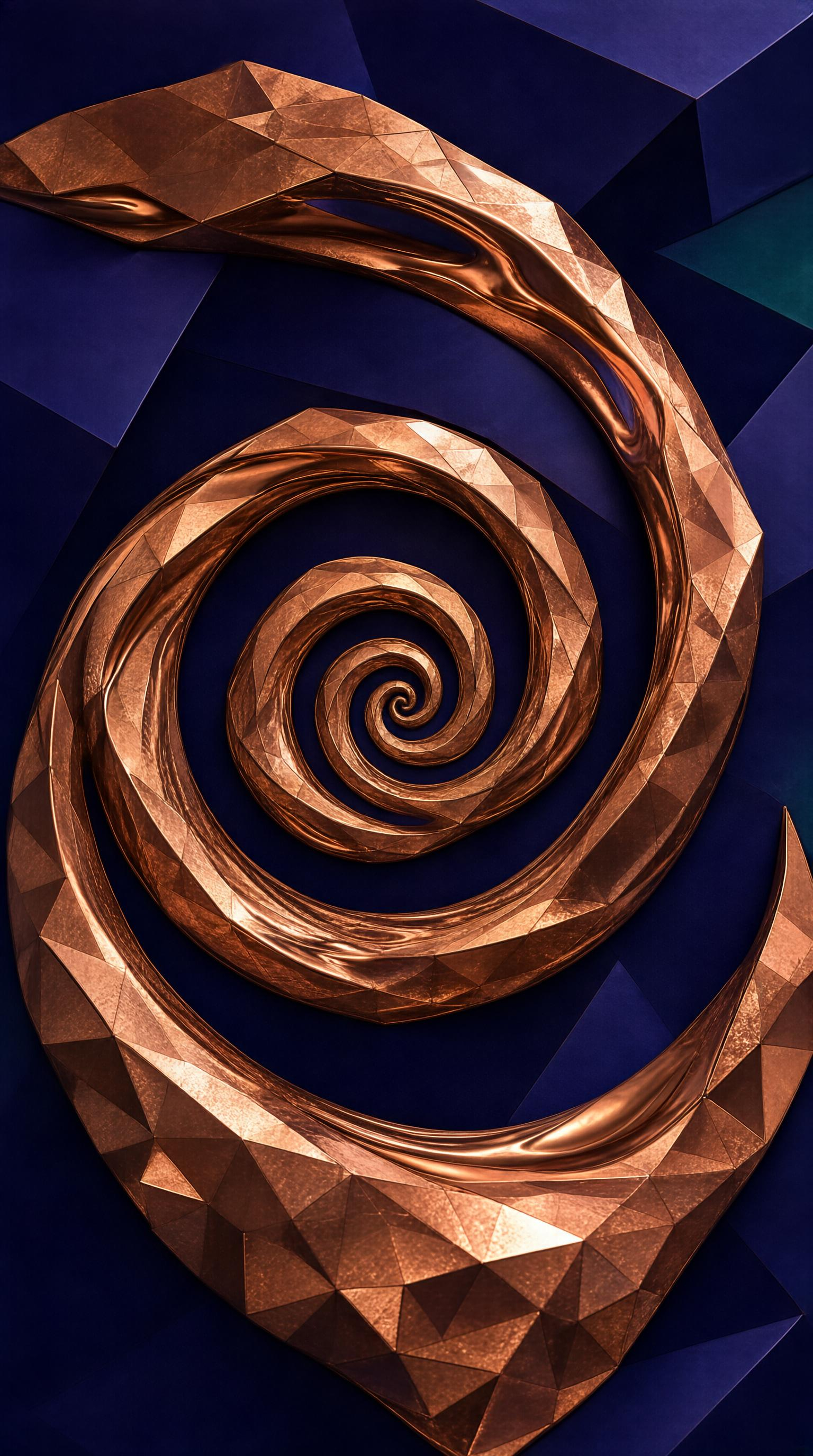 Spiral Metal Art
