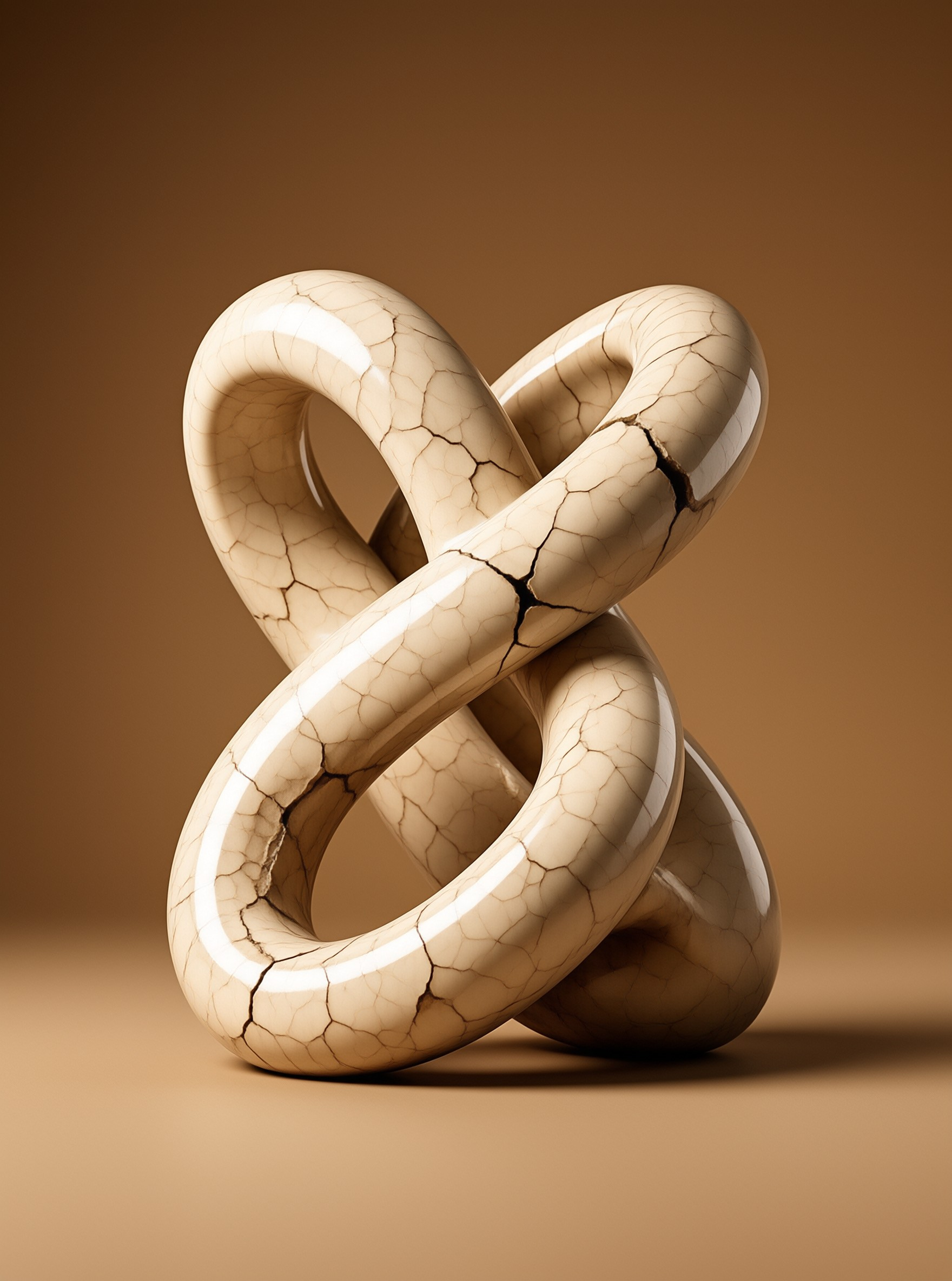 Cracked Infinity Sculpture