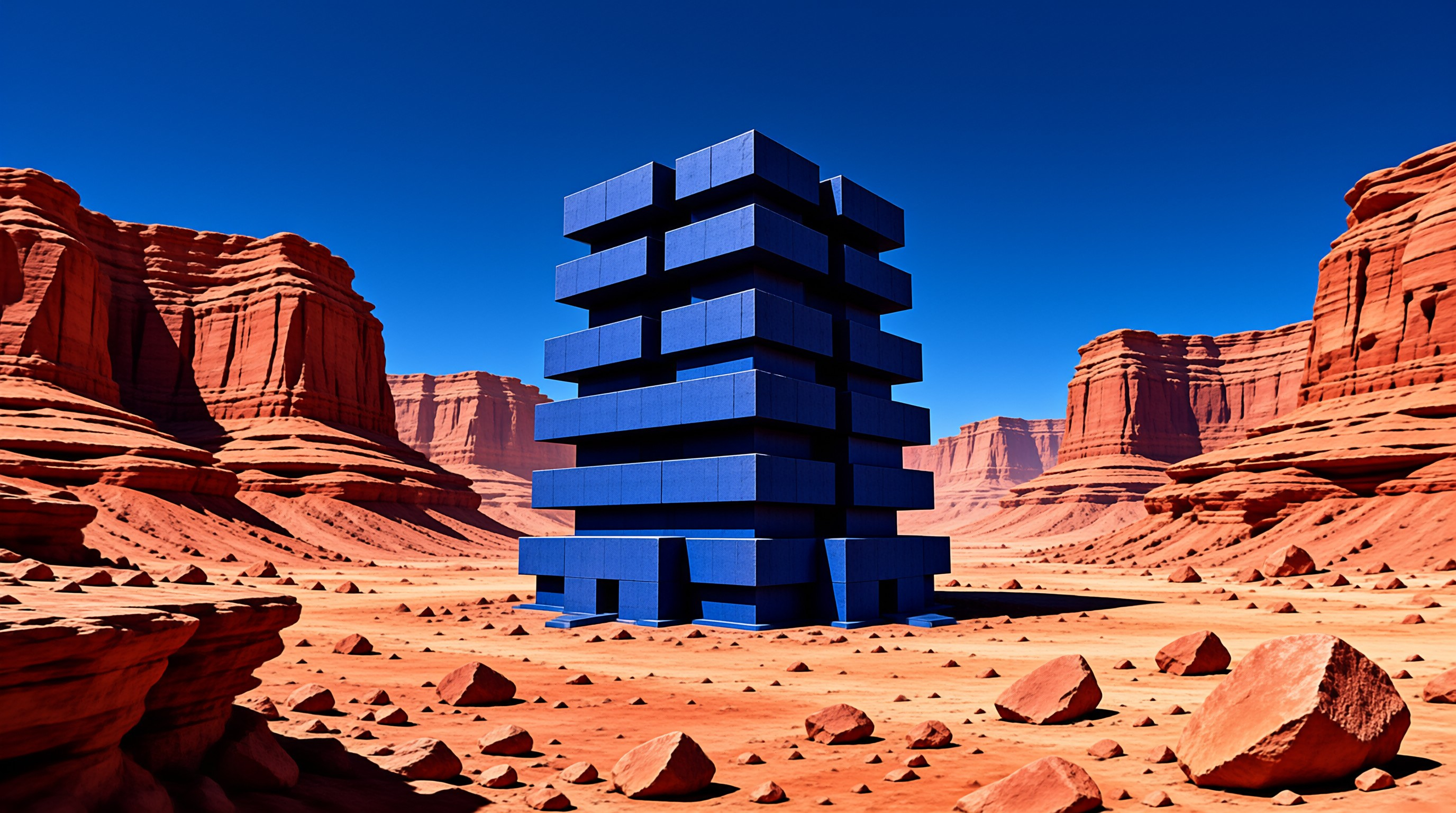 Futuristic Desert Tower