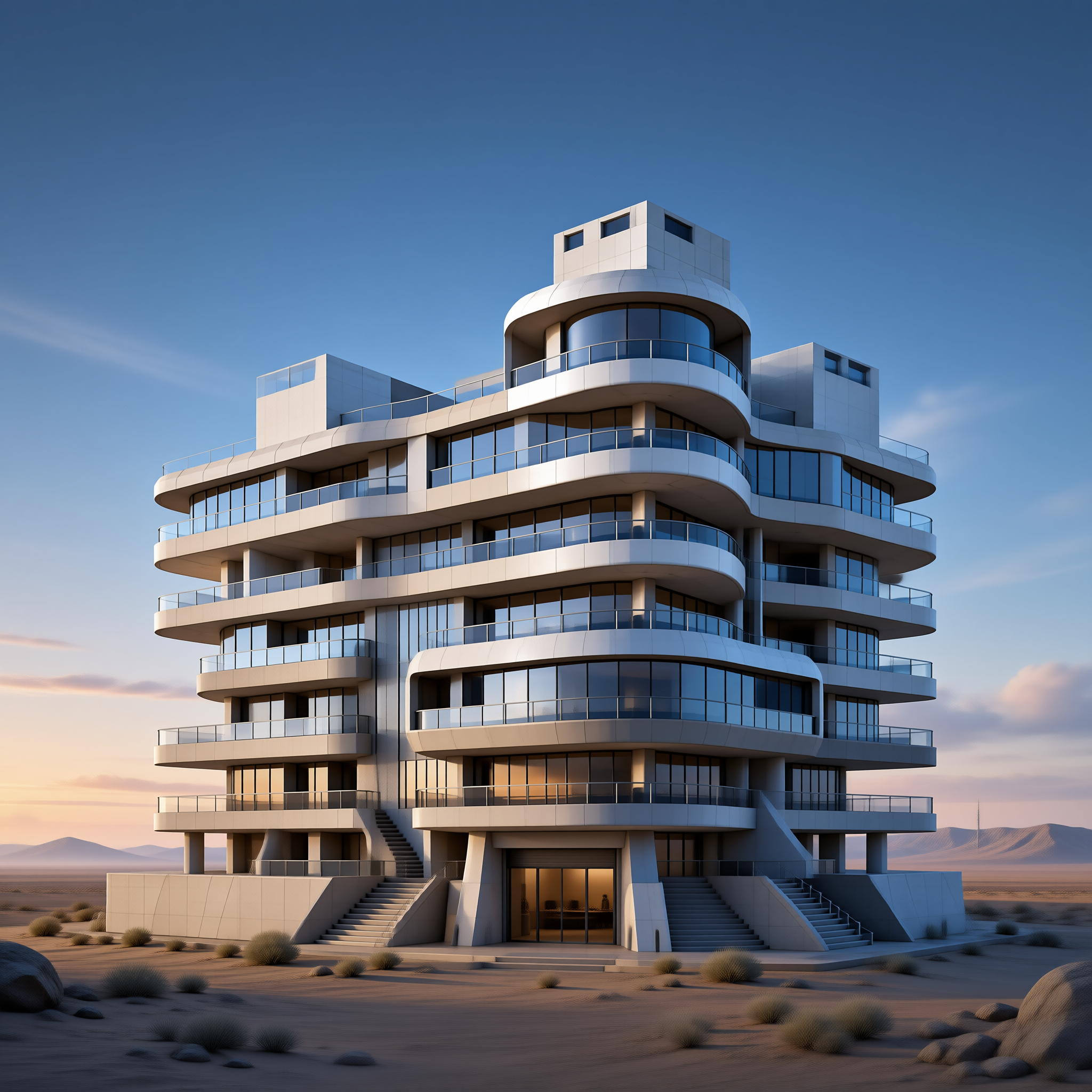 Futuristic Desert Villa