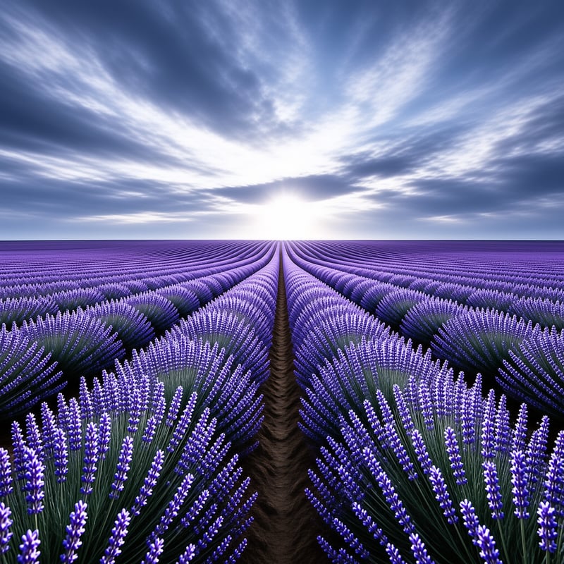 Endless Lavender Rows