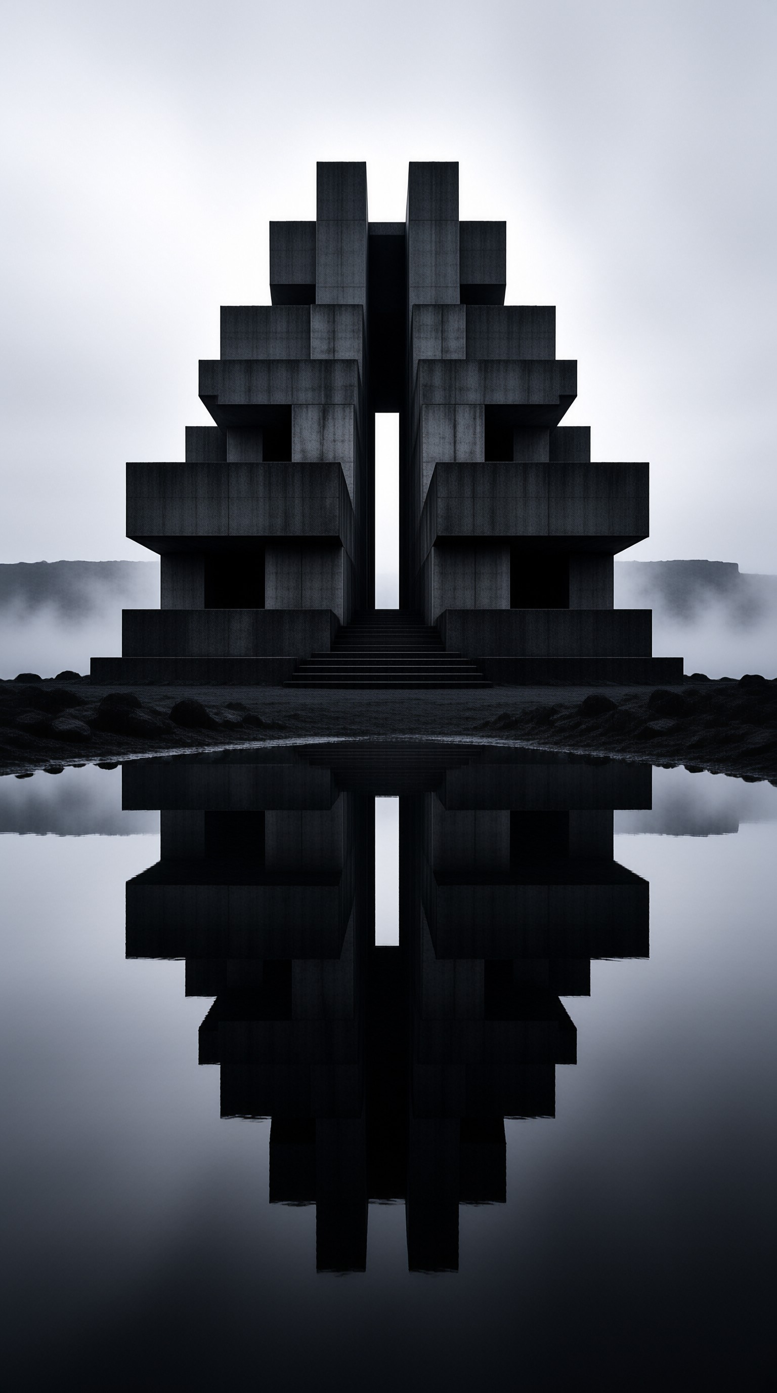 Surreal Monolithic Structure
