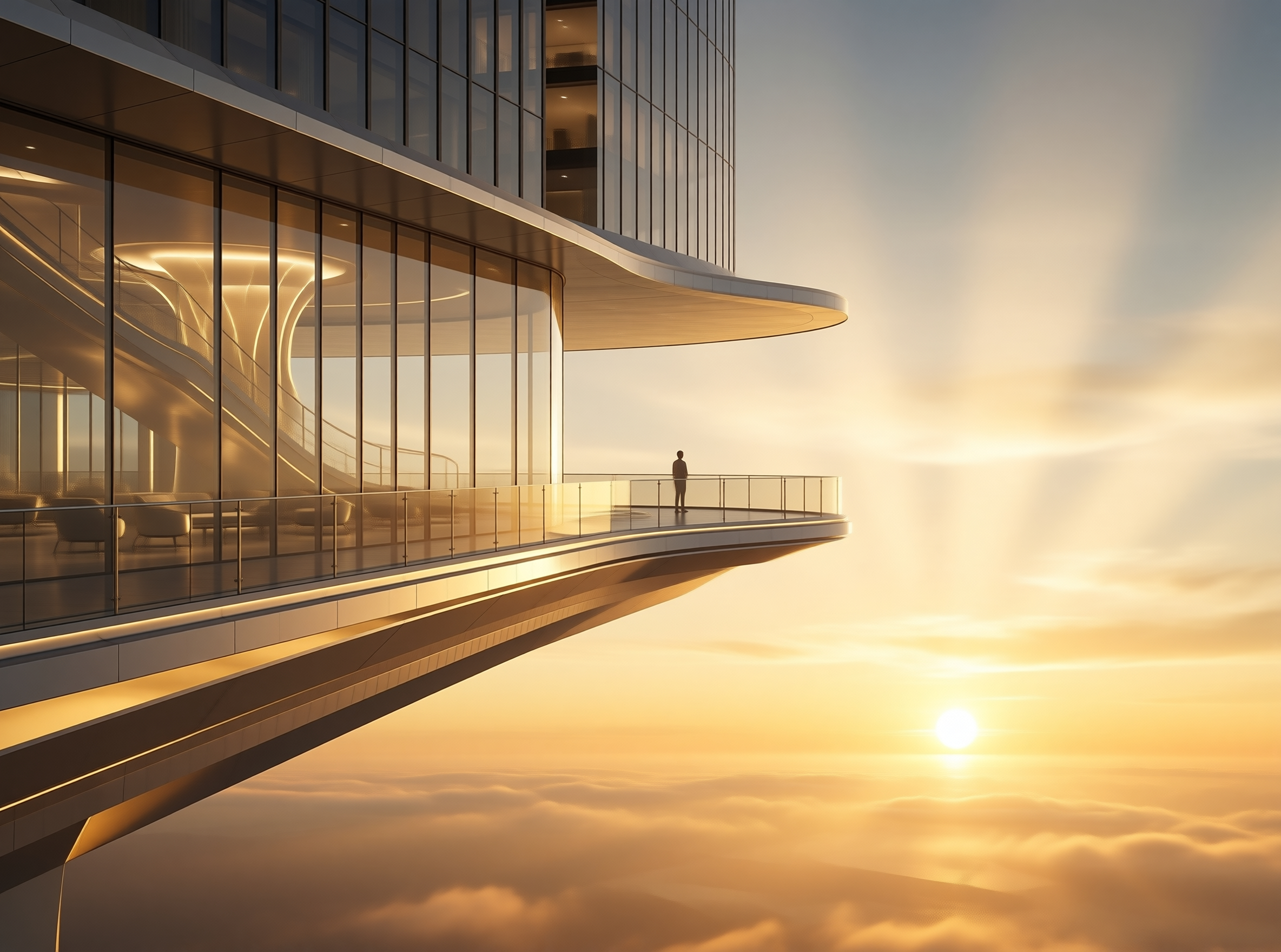 Futuristic Sky Building