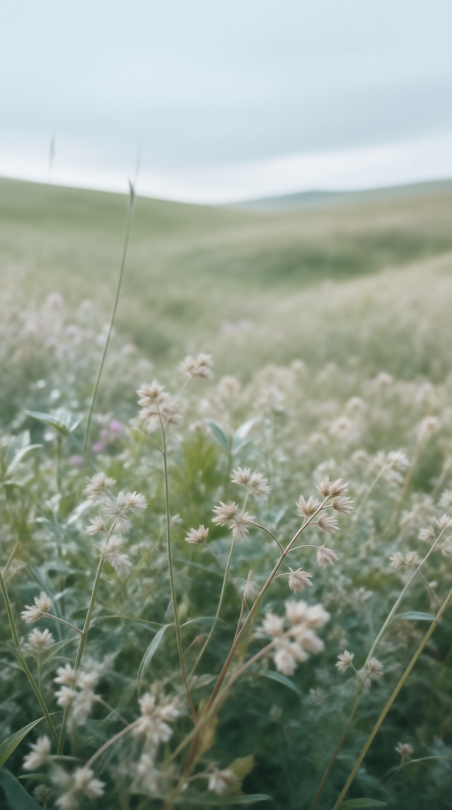 Gentle Grassland Bloom
