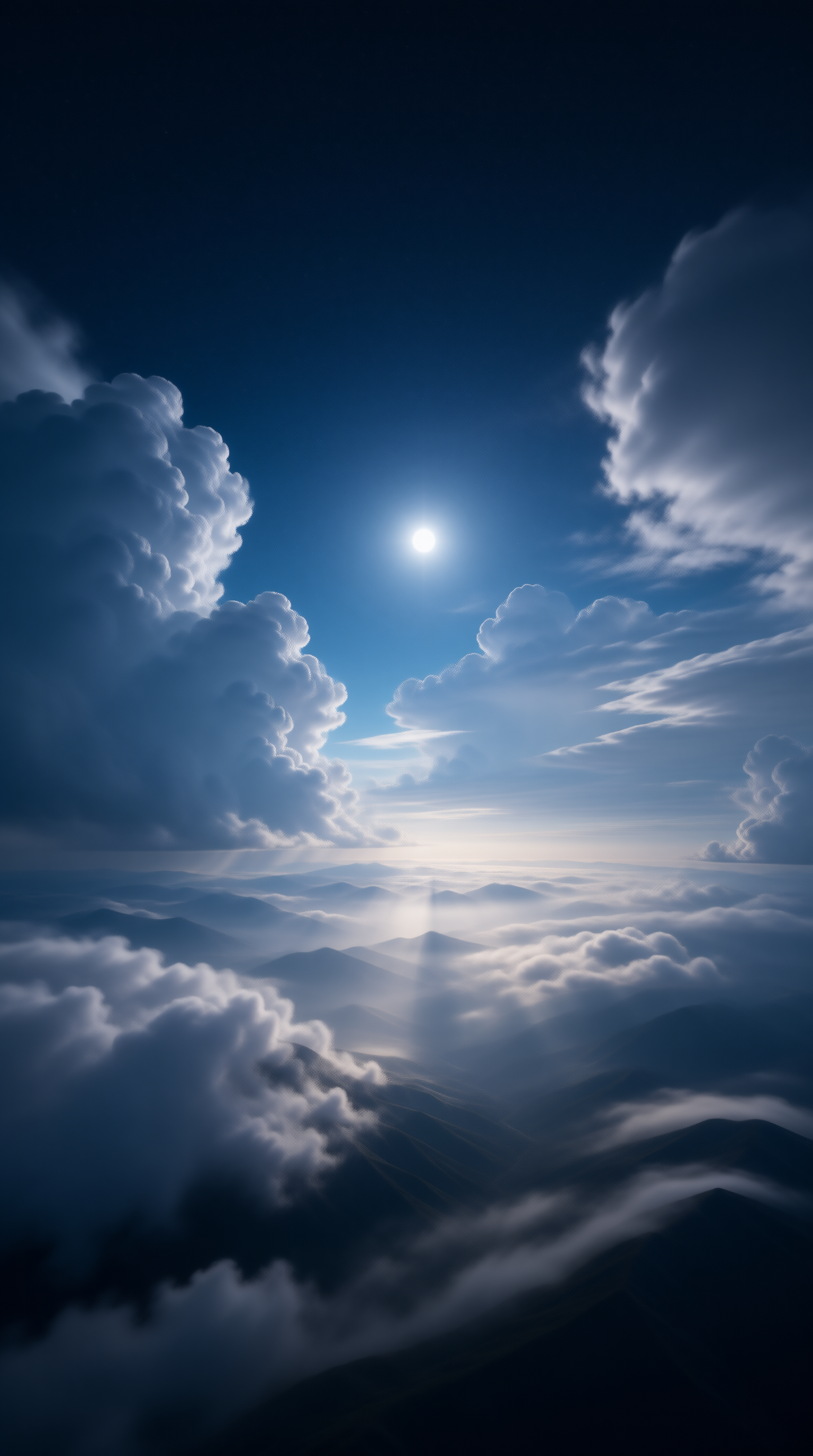Moonlit Cloudsea Landscape