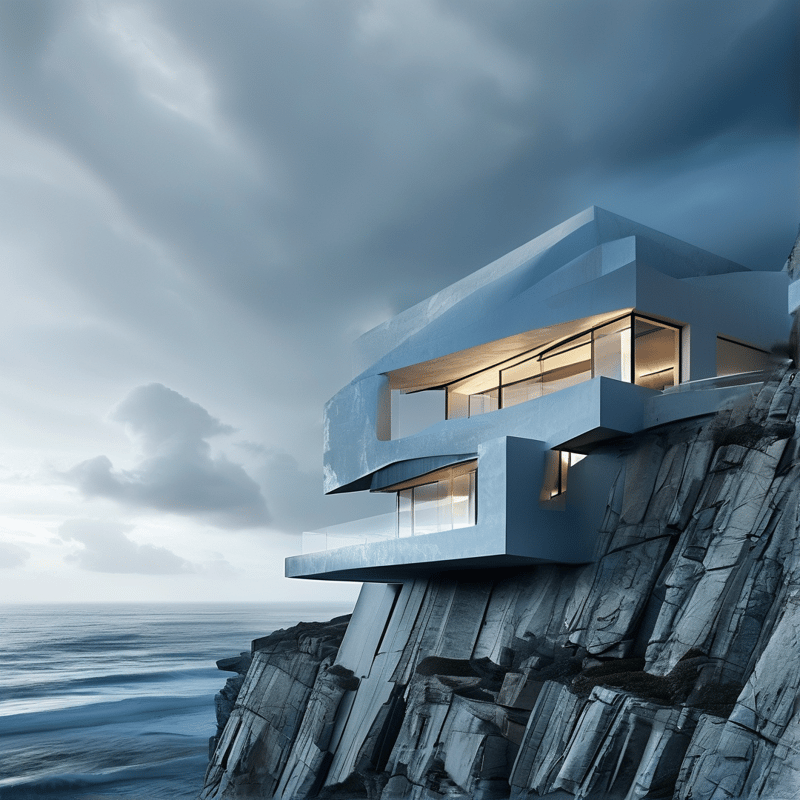 Modern Cliffside House