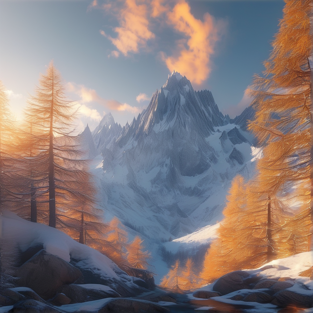 Golden Hour Mountain View