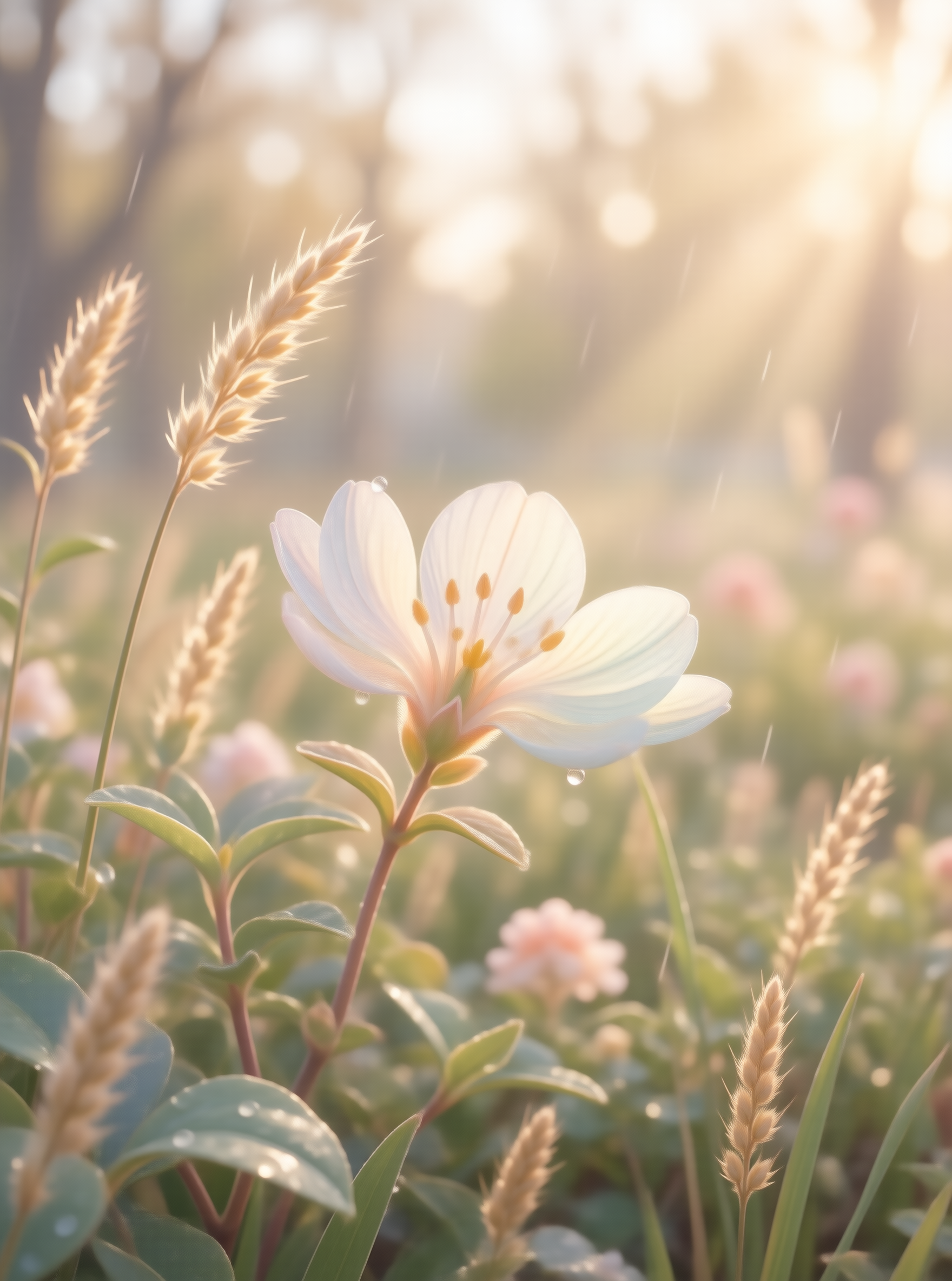 Ethereal Morning Blossom