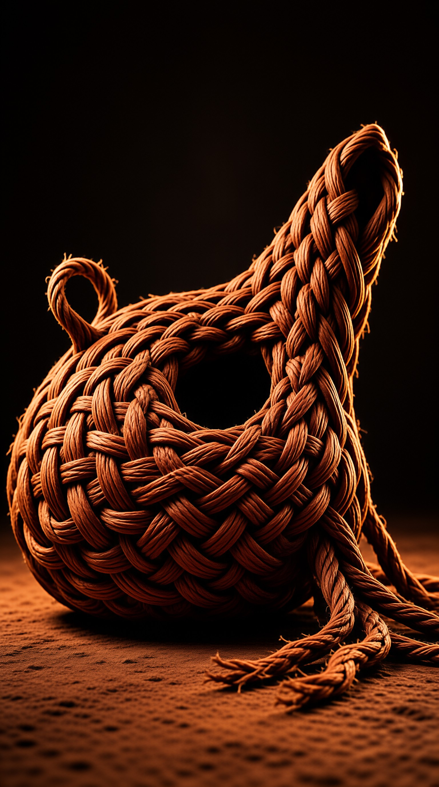 Woven Fiber Sculpture