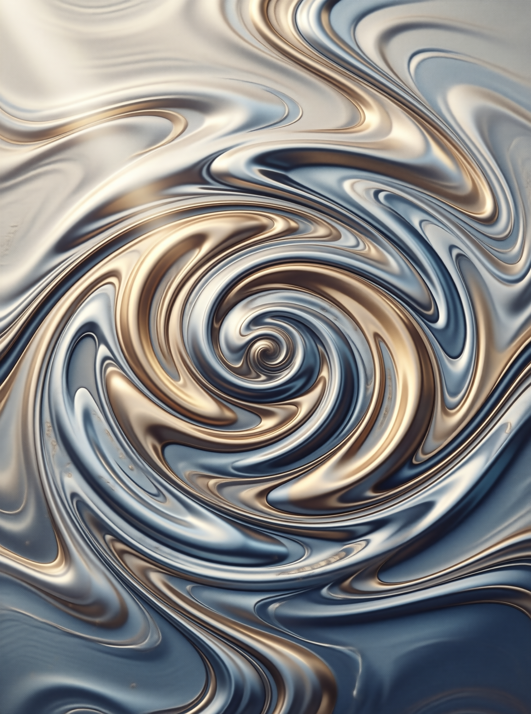 Abstract Metallic Vortex