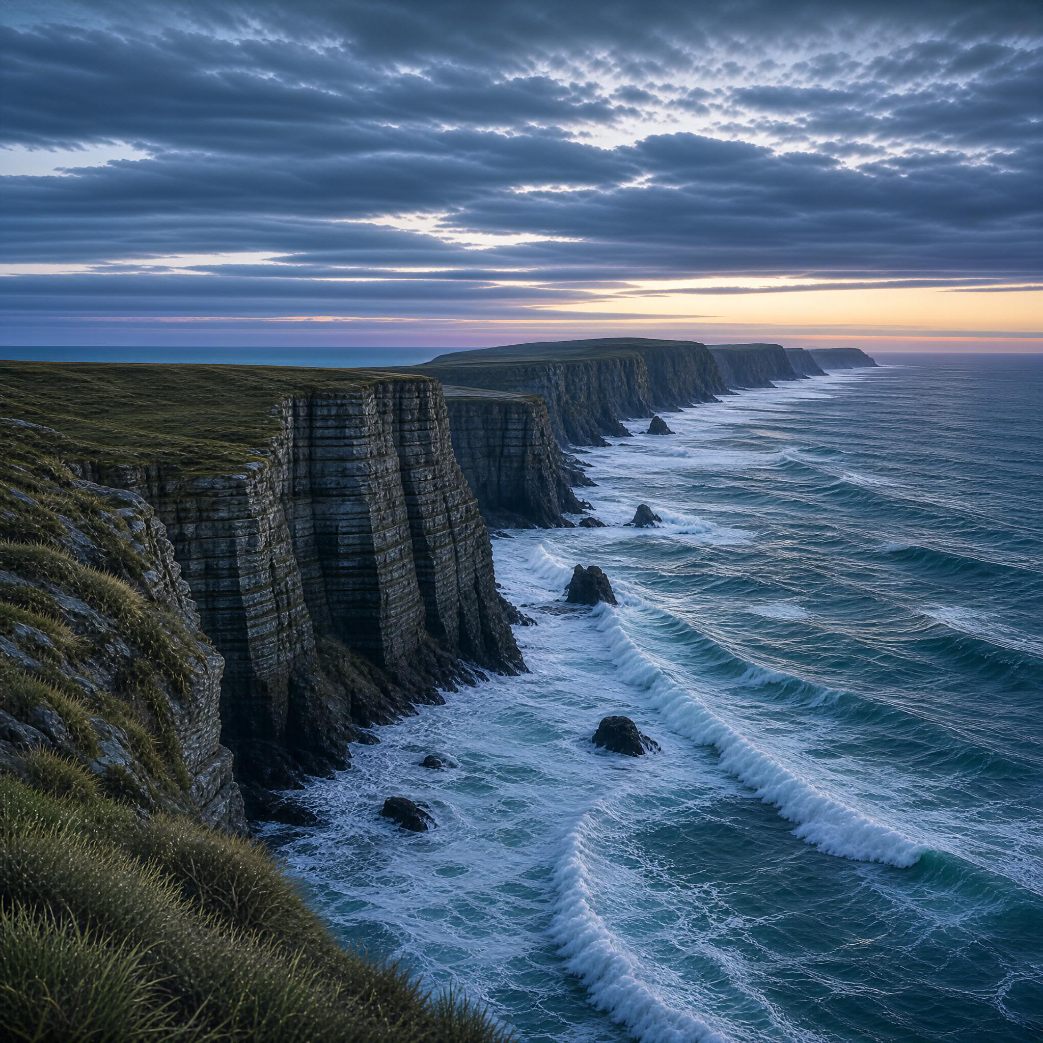 Dramatic Coastal Cliffs