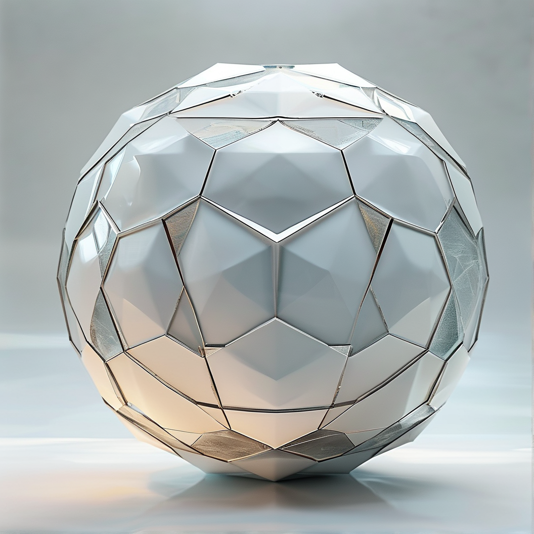Faceted Metallic Sphere