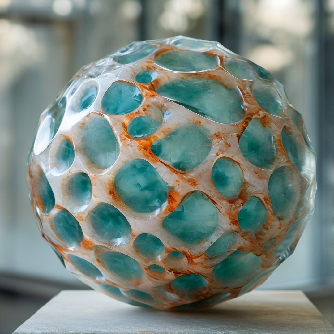 Translucent Teal Sphere