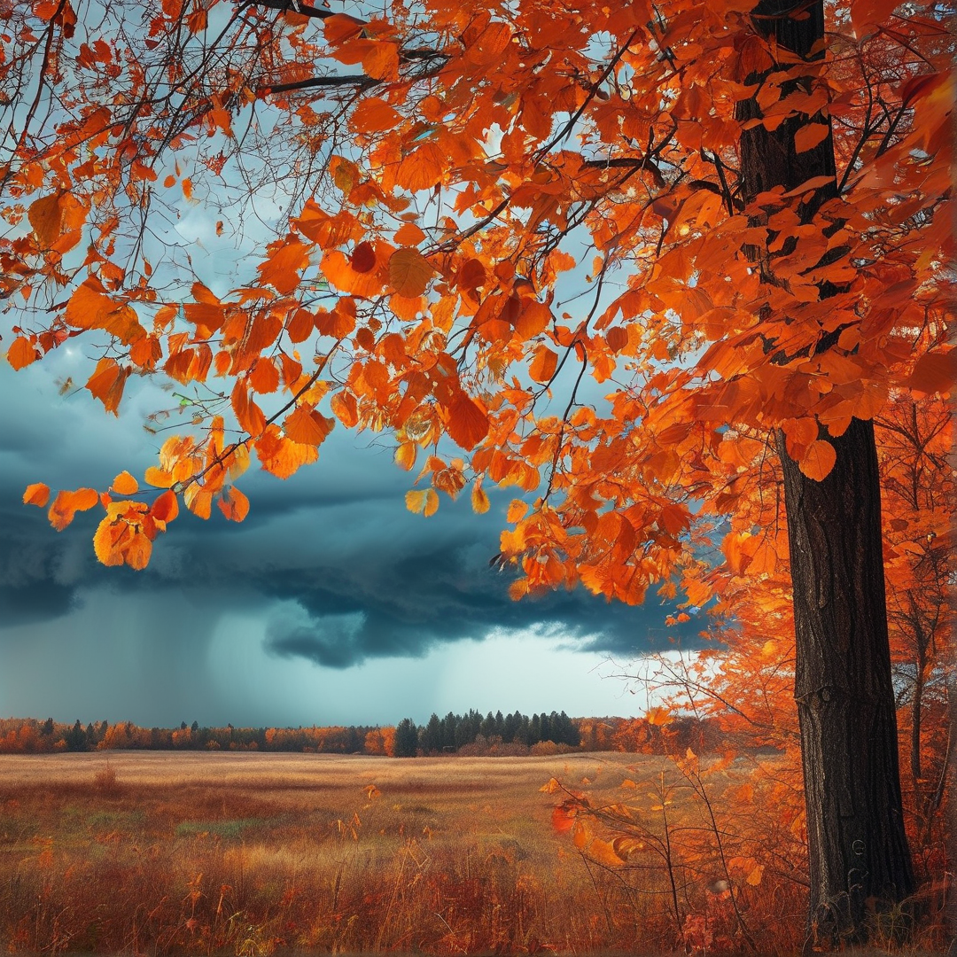 Autumn Storm Landscape