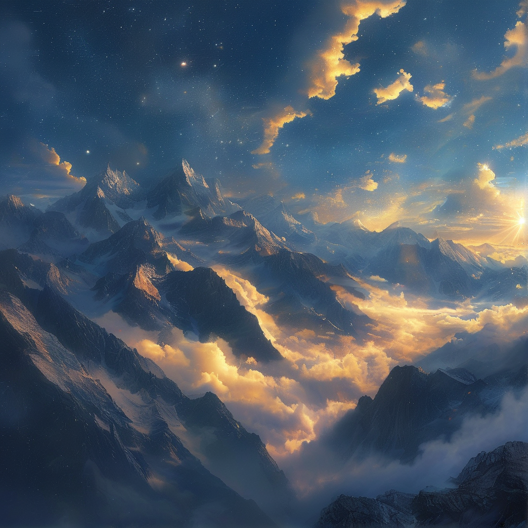 Majestic Mountain Sunrise