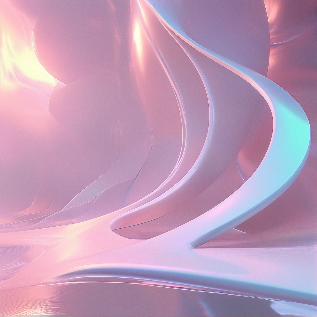 Abstract Pink Fluid
