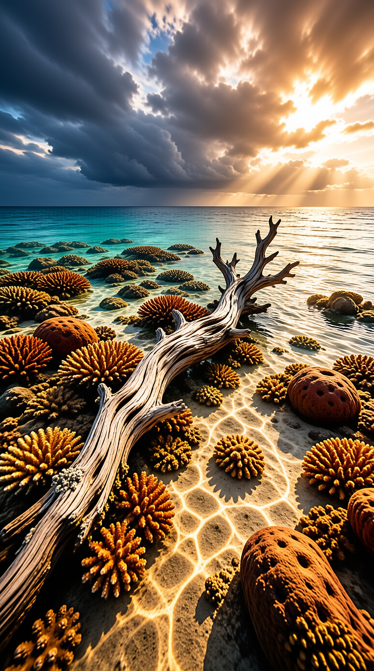 Sunlight Over Coral Reef