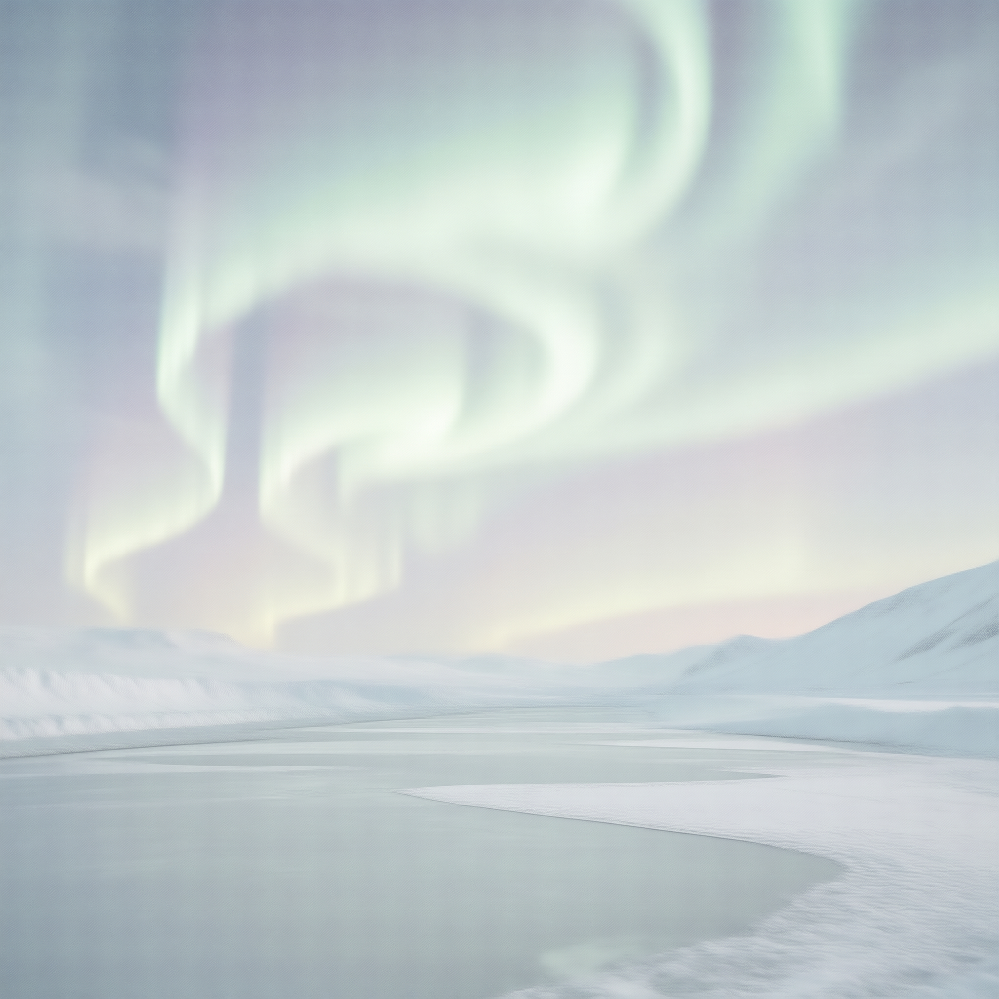 Serene Aurora Borealis View