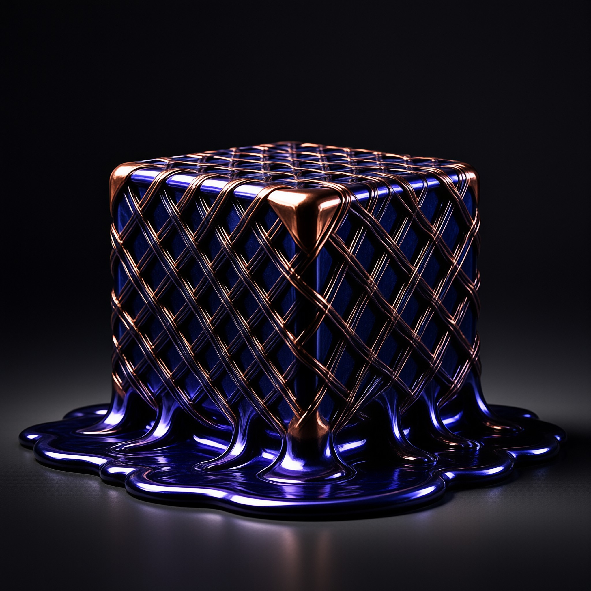 Cobalt Cube — Copper Lattice Study