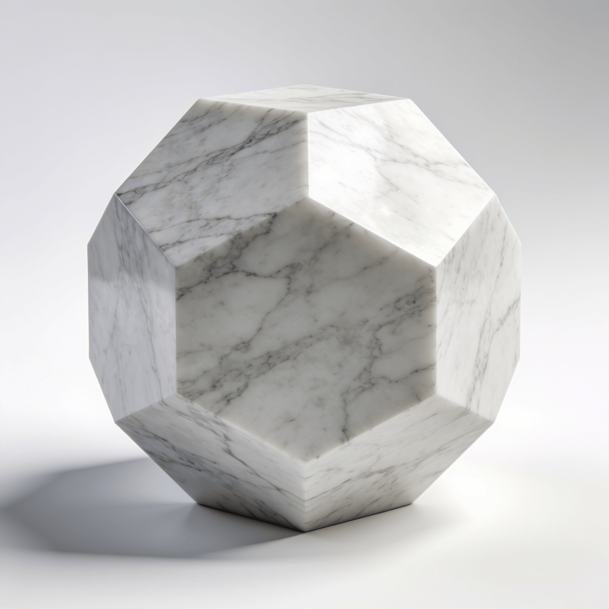 Marble, Bold Dodecahedron