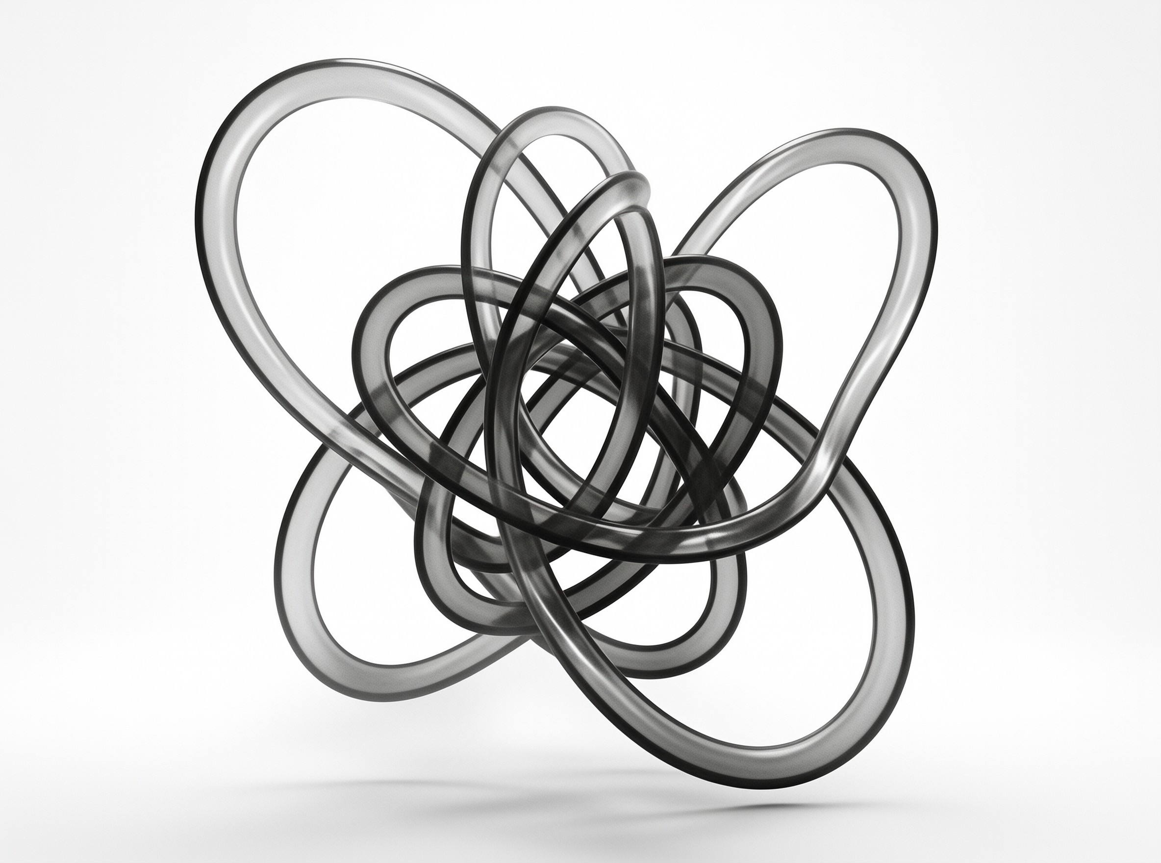 Abstract Interlocking Rings