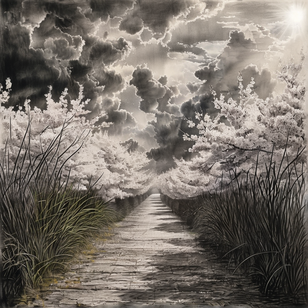 Path Through Blossoming Trees