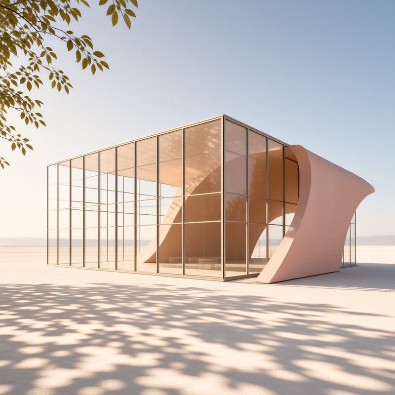 Modern Glass Pavilion