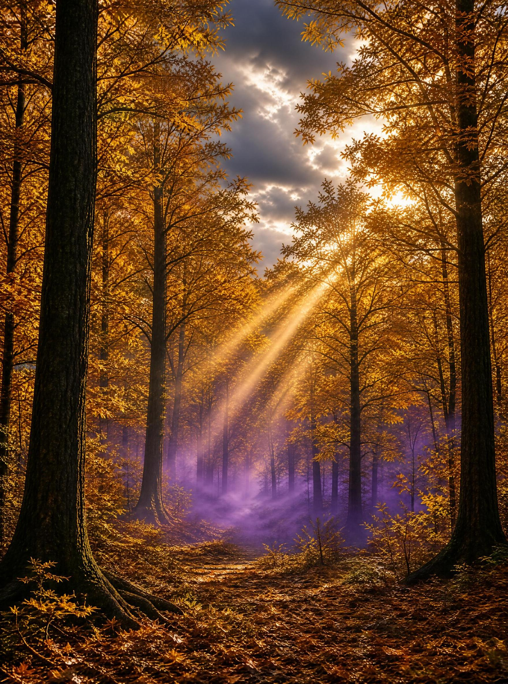Magical Autumn Forest