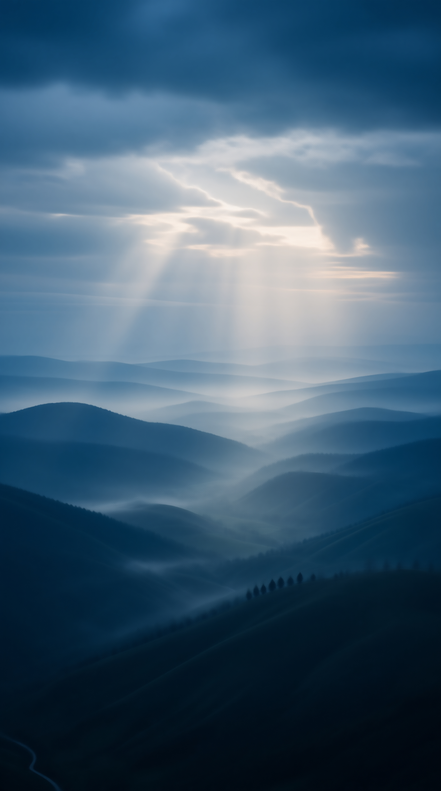 Misty Mountain Landscape