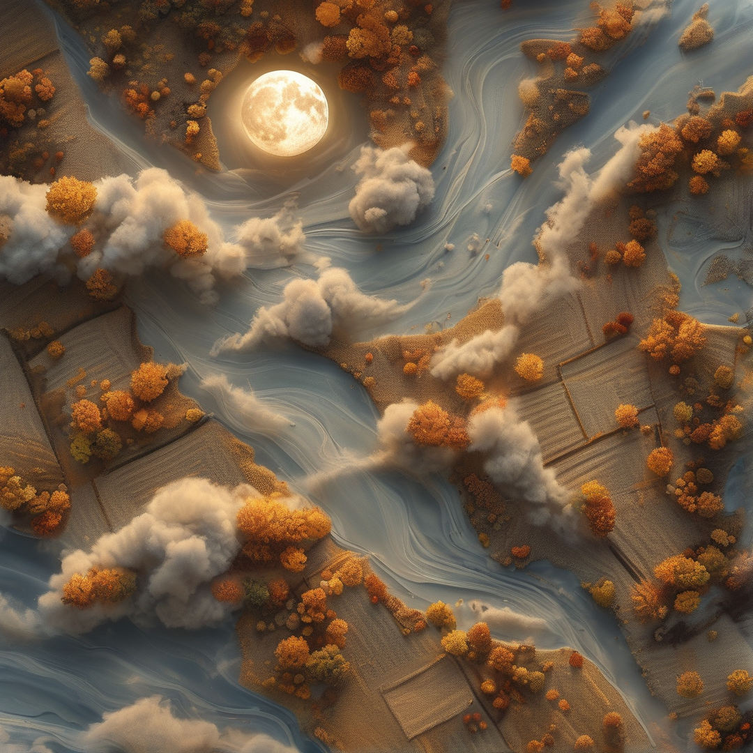 Surreal Autumn Landscape
