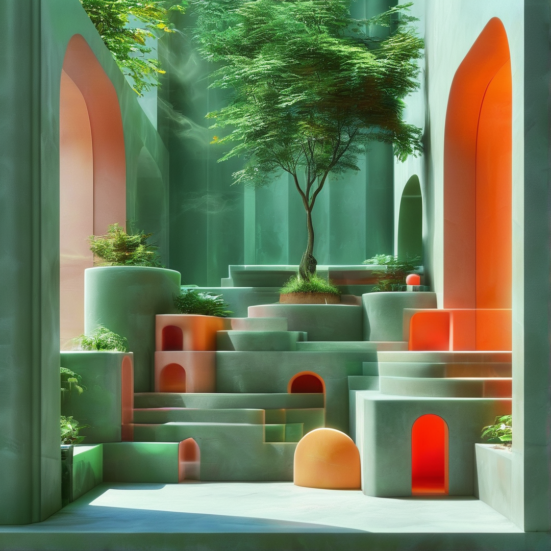 Surreal Garden Architecture