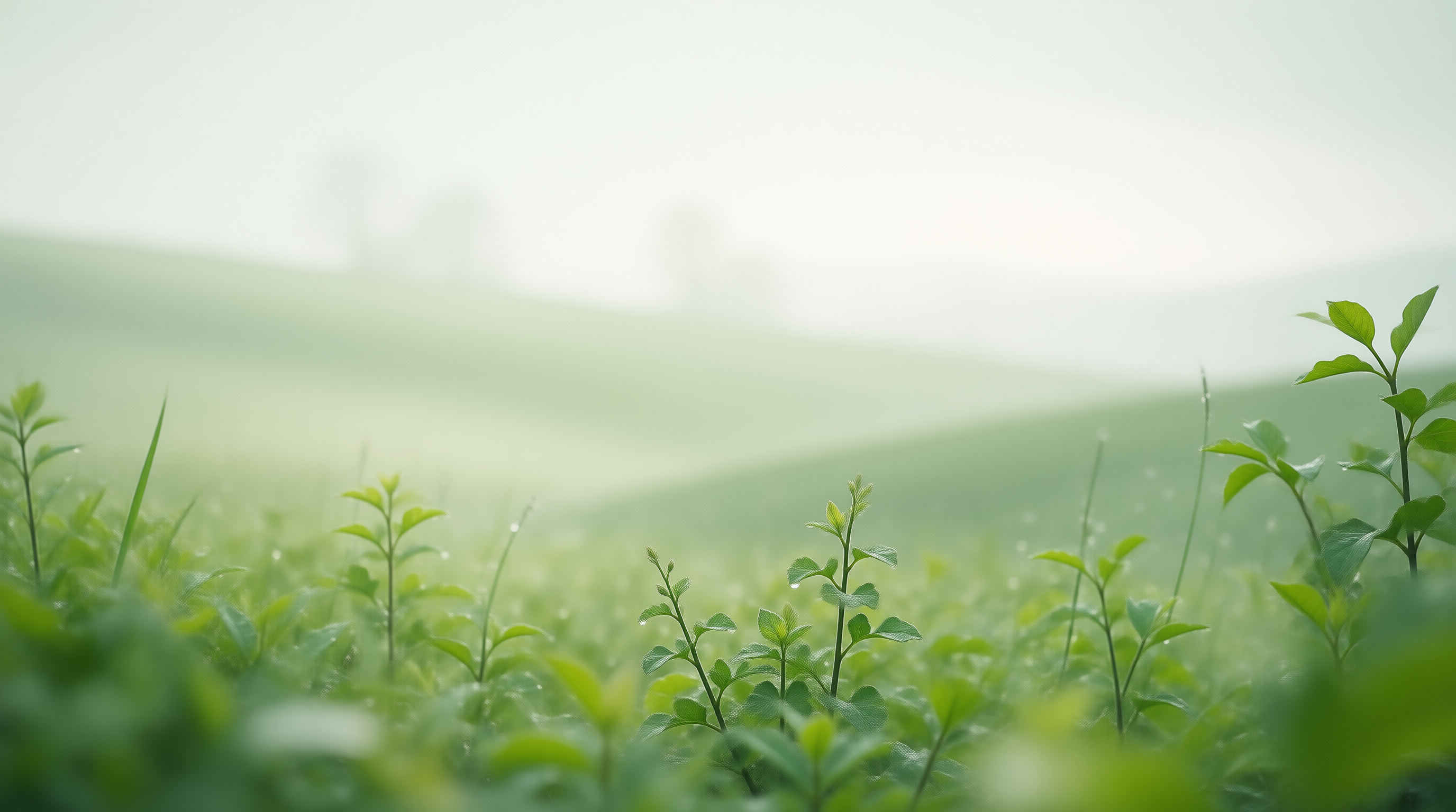 Misty Green Landscape