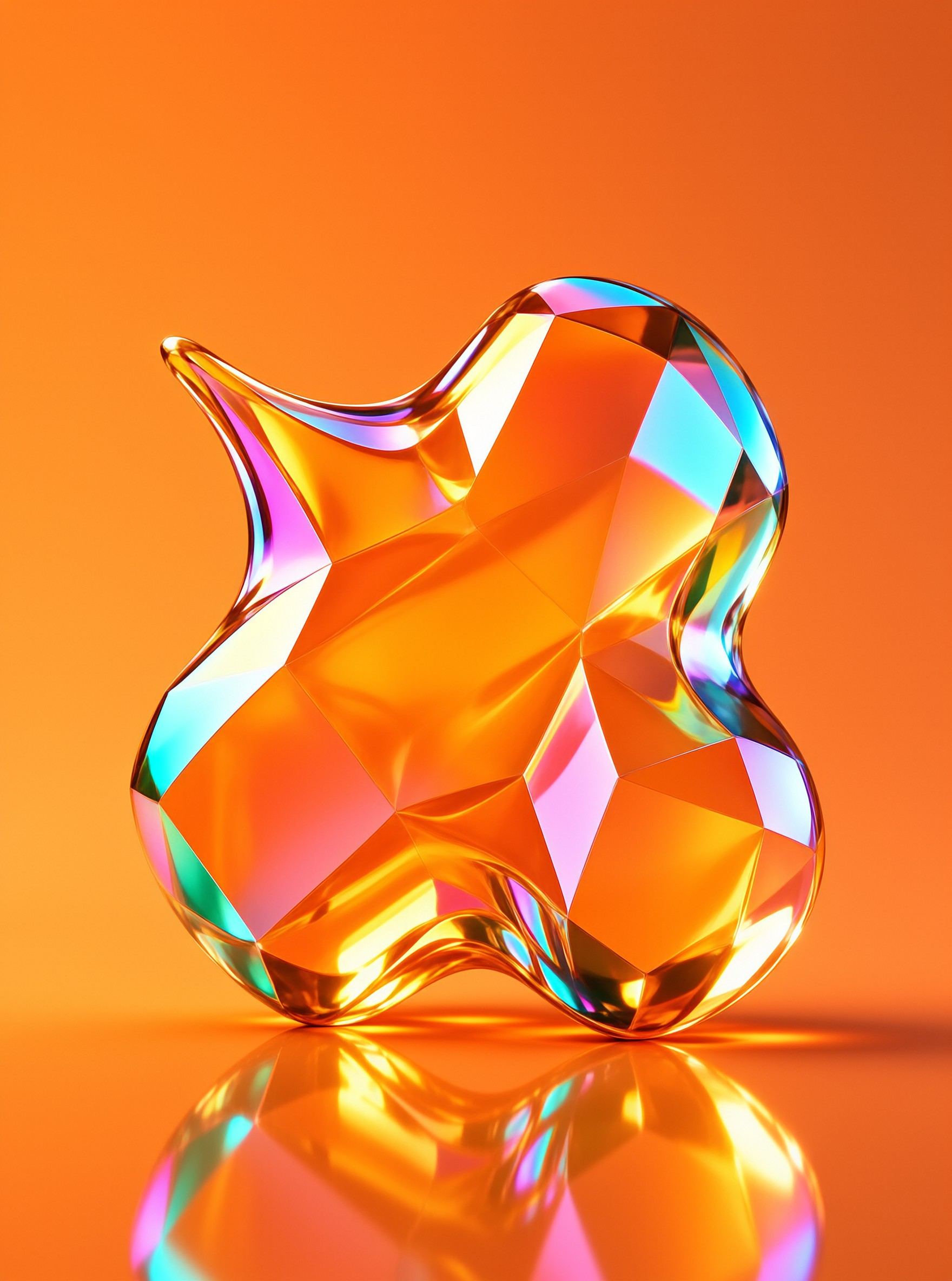 Iridescent Crystal Object