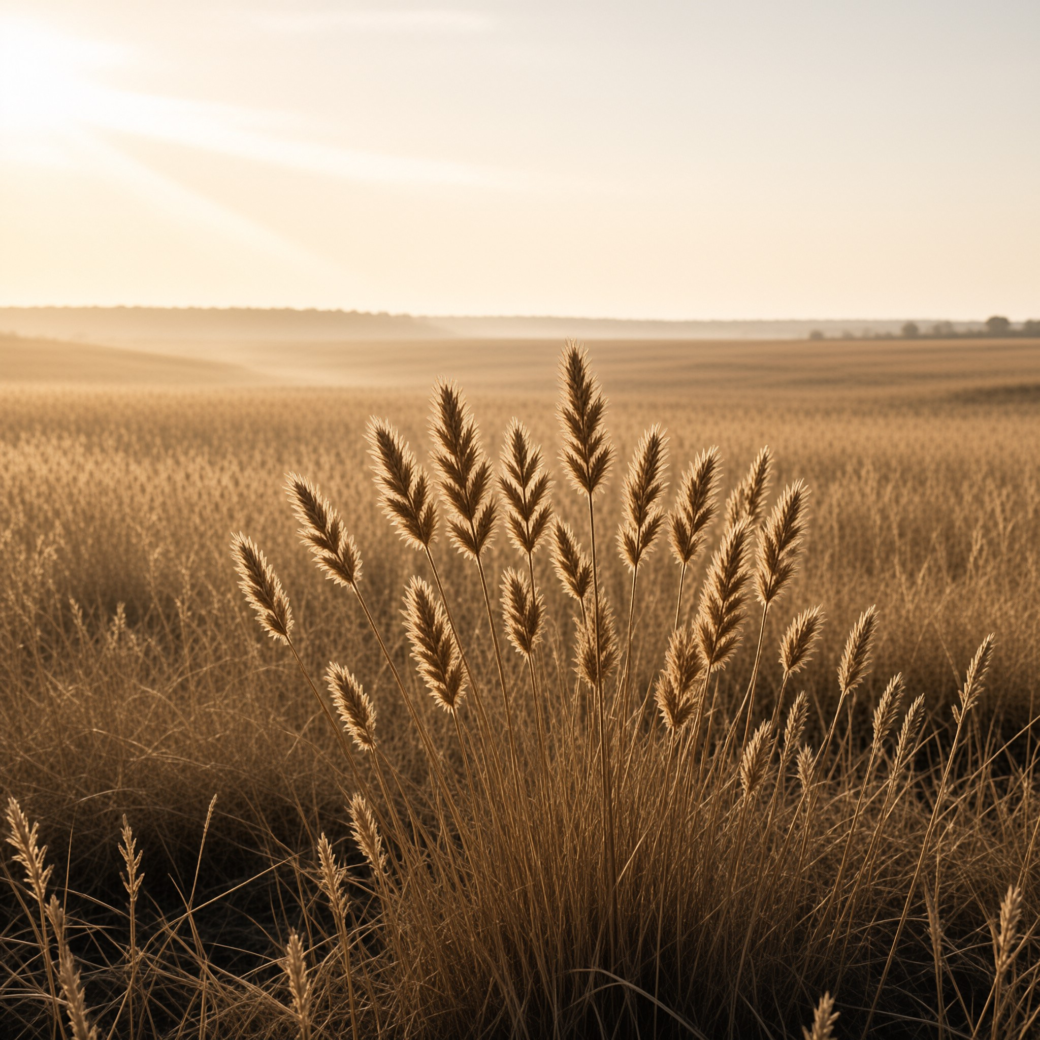 Golden Hour Wheat Field
