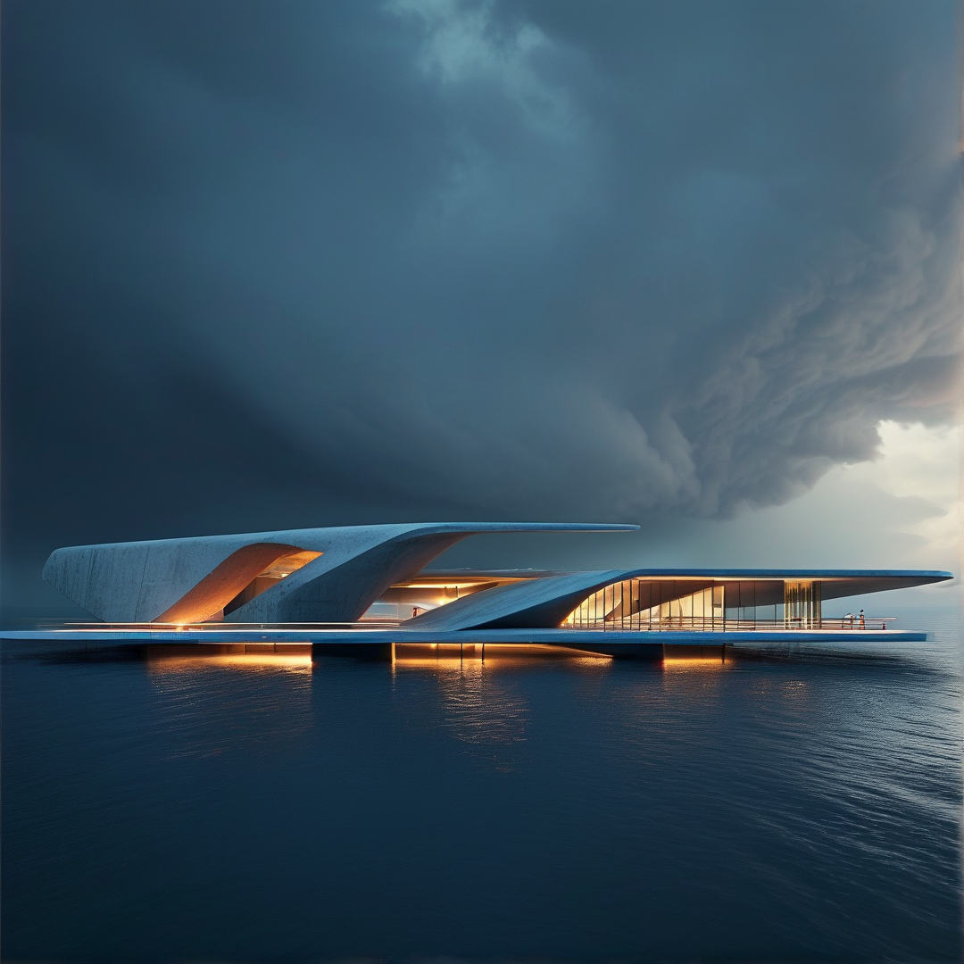 Futuristic Water Pavilion