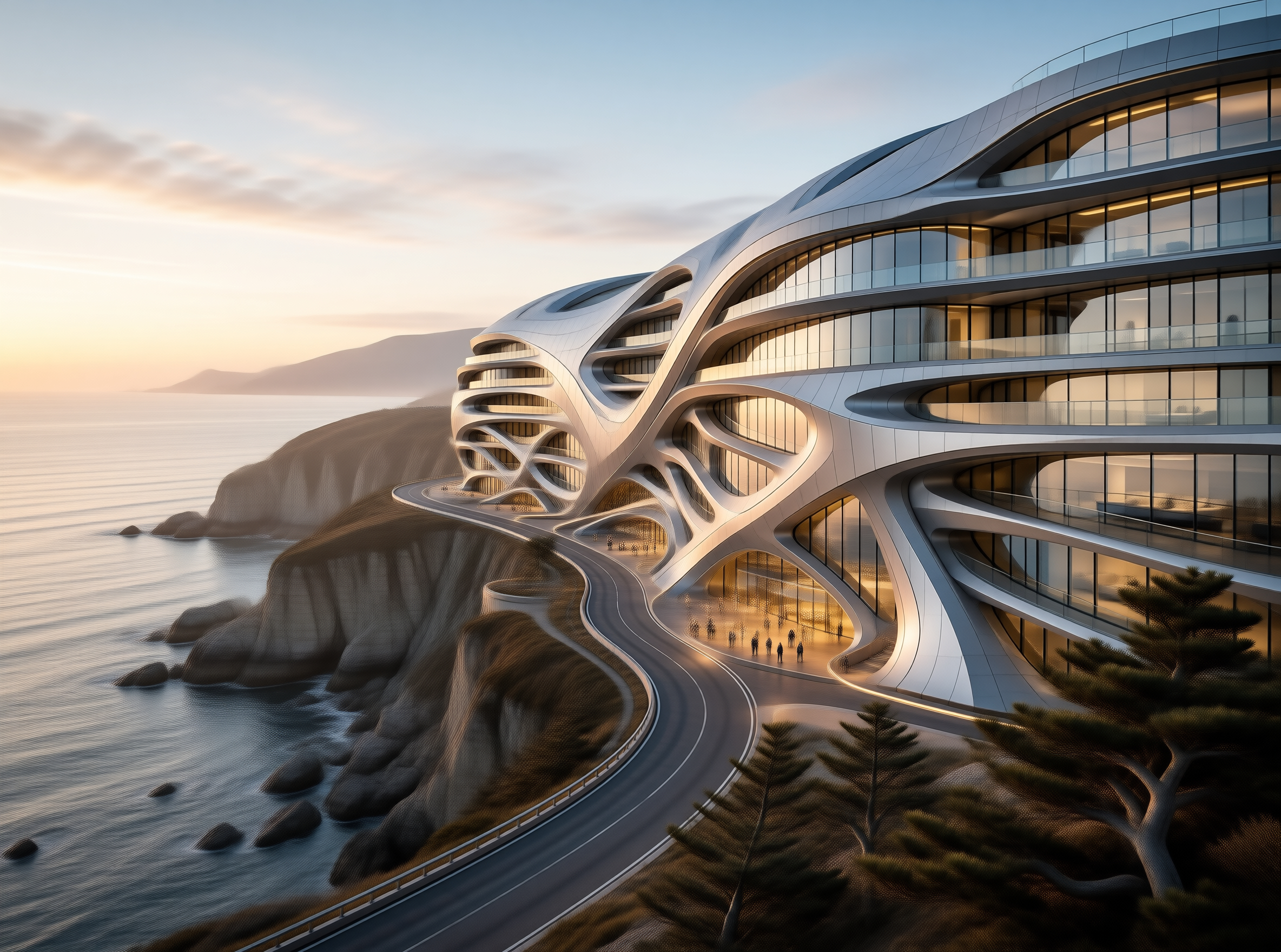 Futuristic Coastal Architecture