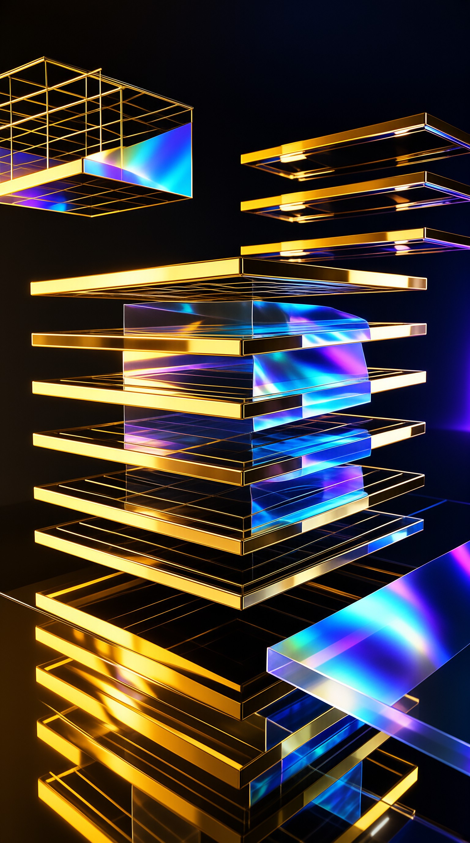 Abstract Golden Layers