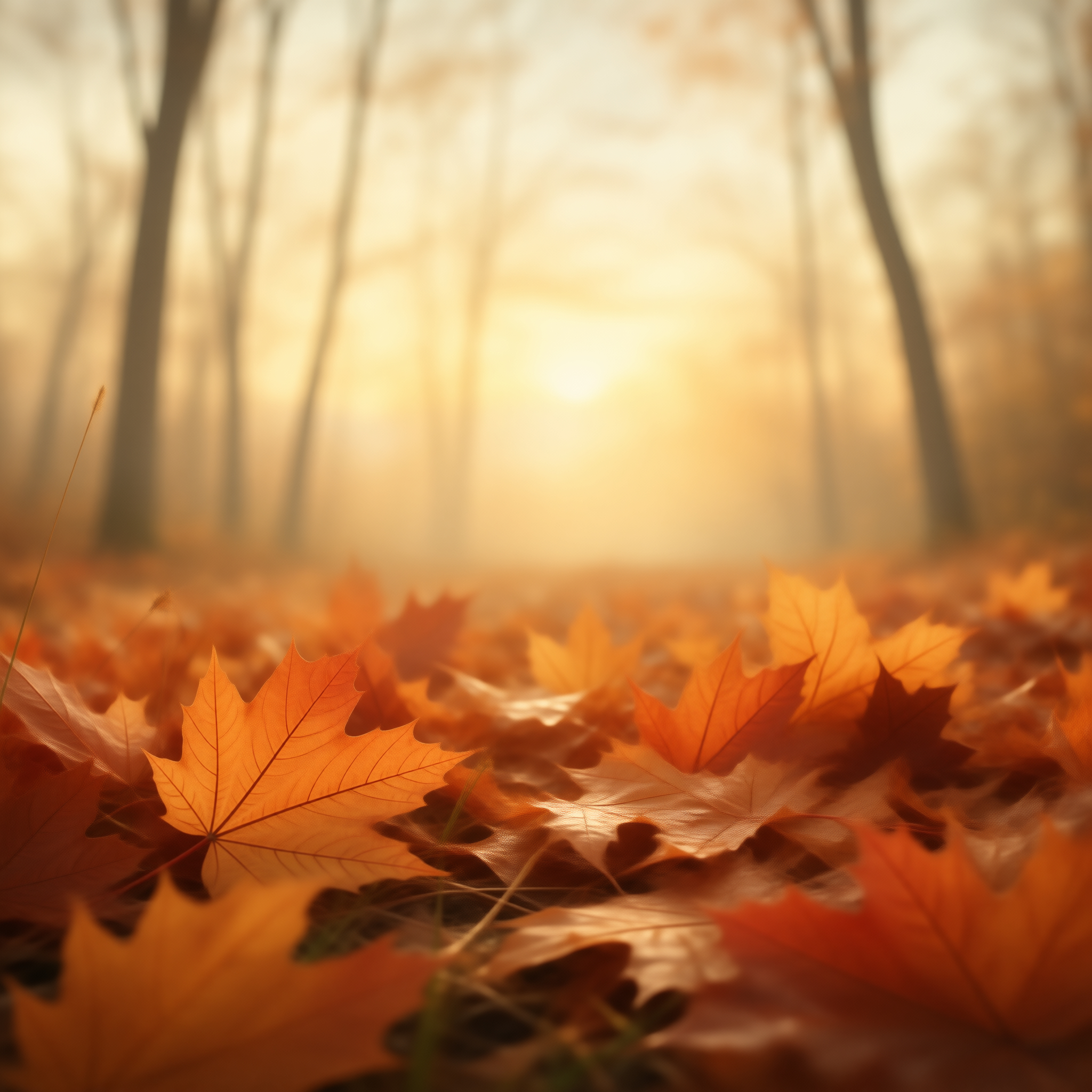 Golden Autumn Forest