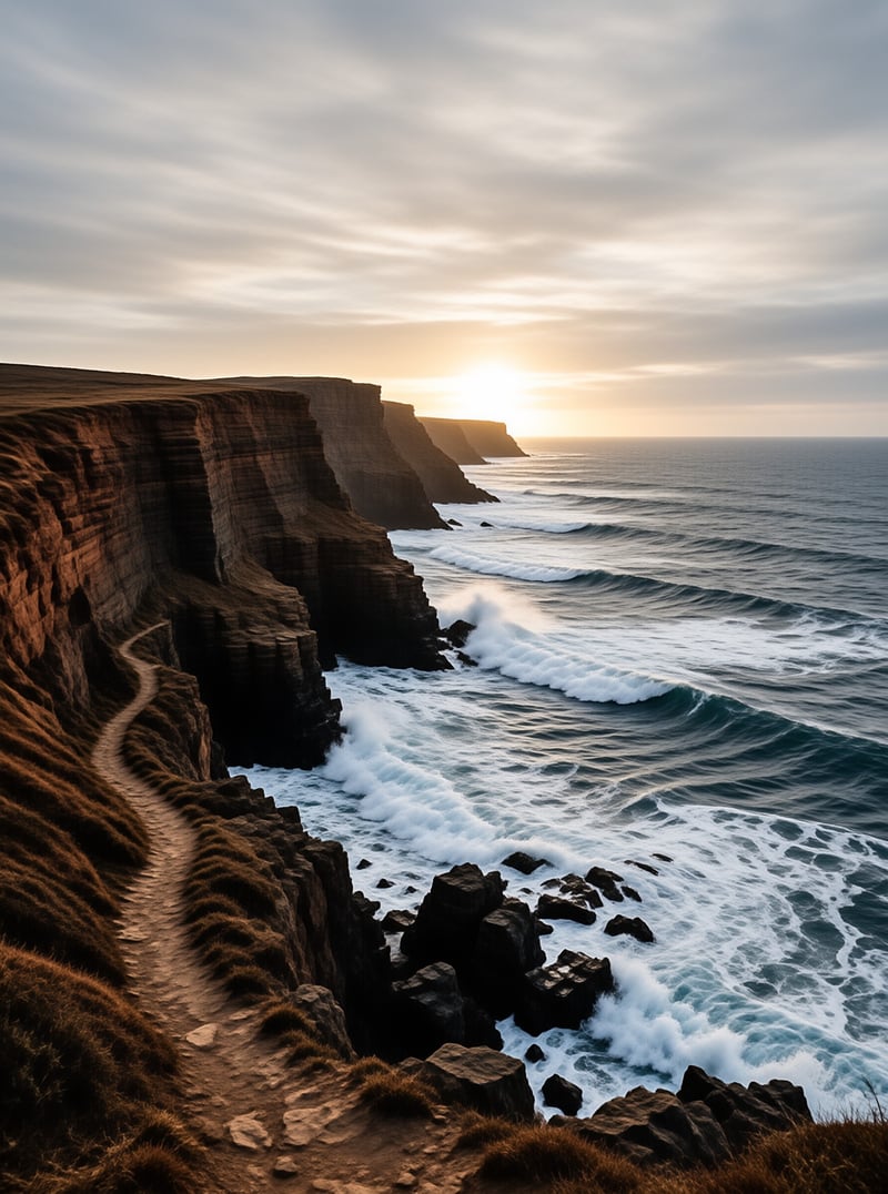Sea Cliff Coastline Landscape