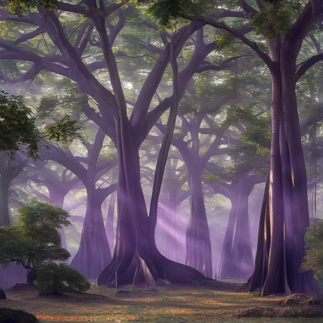 Misty Ancient Forest