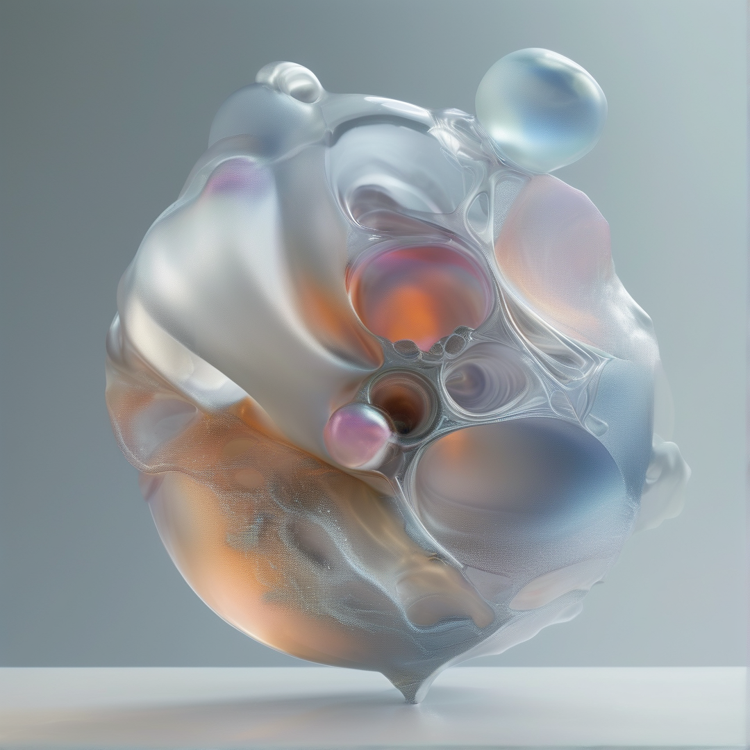 Iridescent Abstract Form