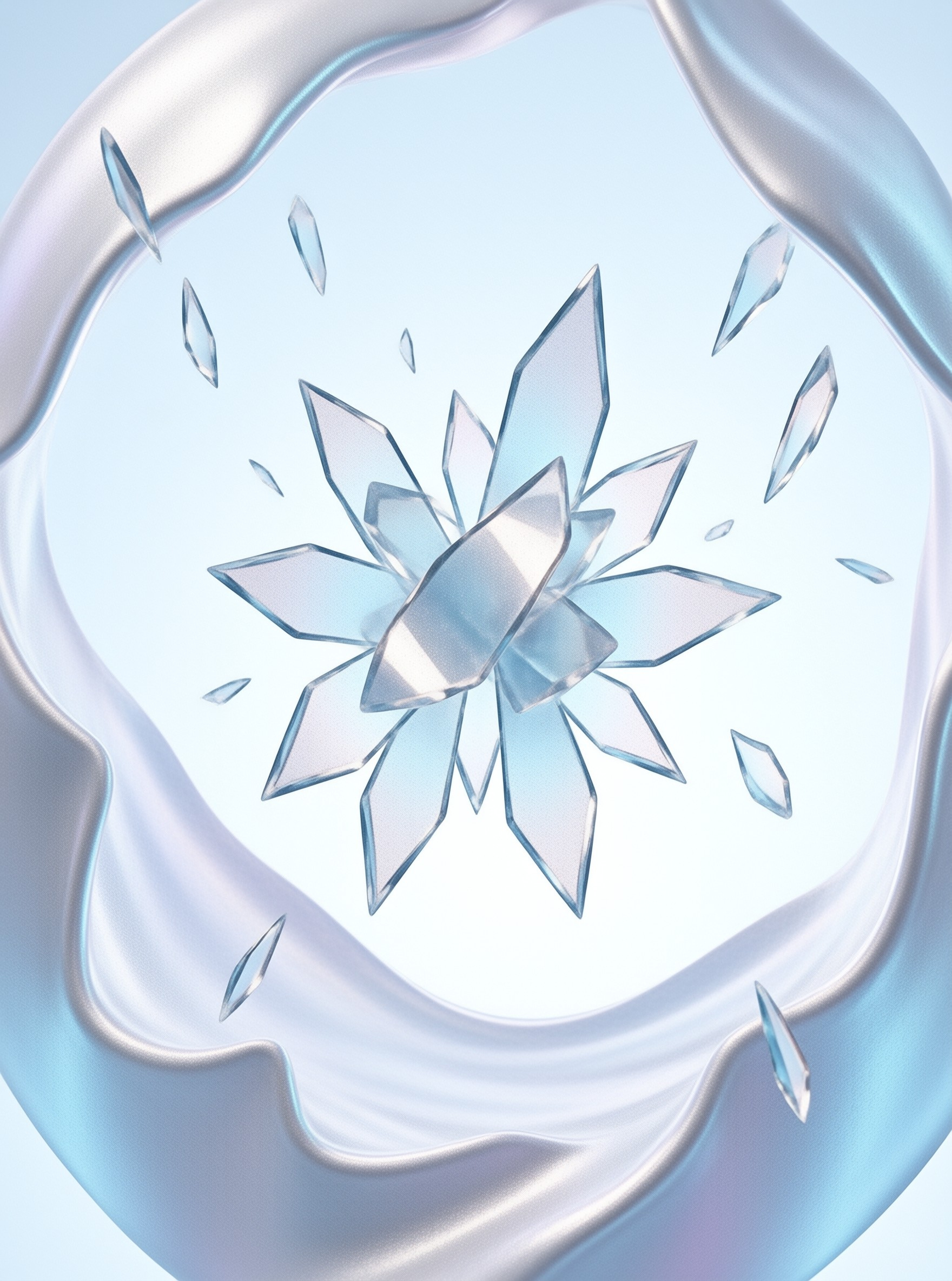 Abstract Crystal Formation