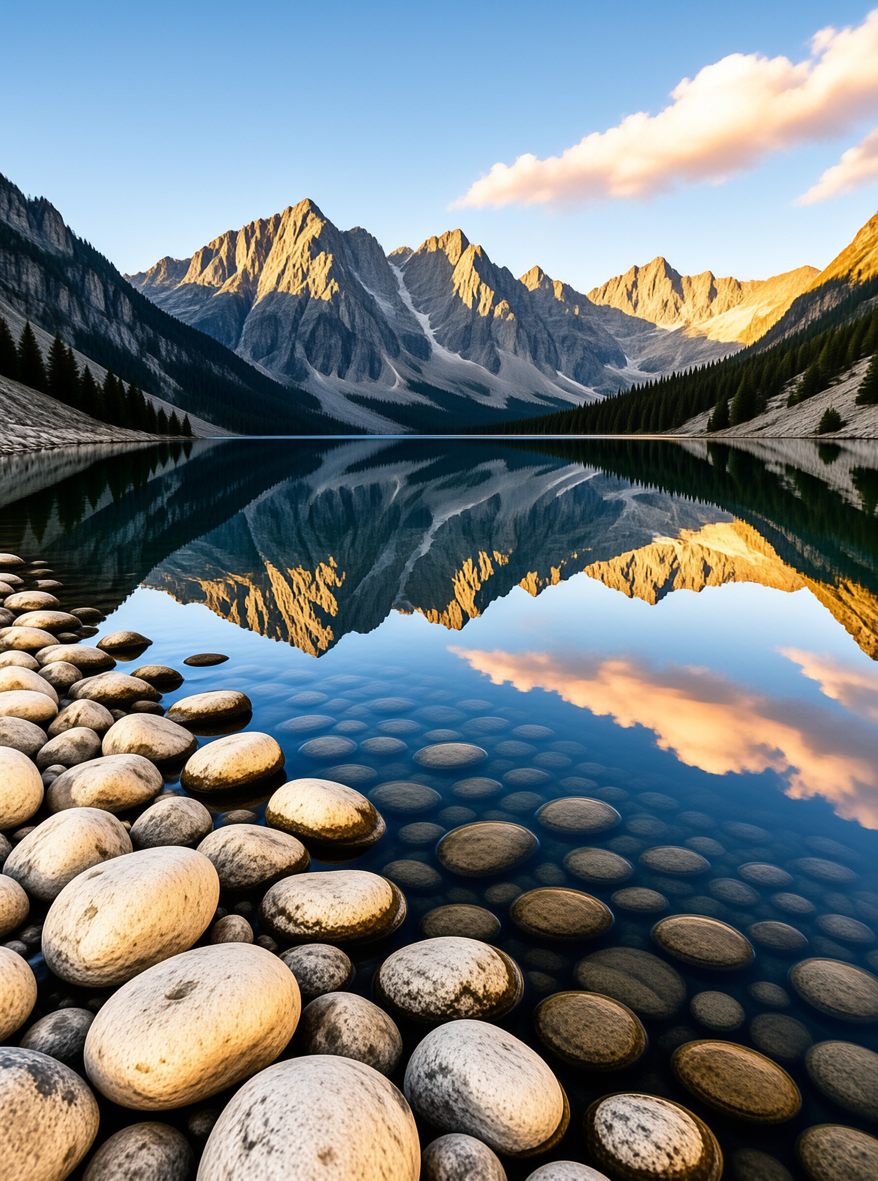 Majestic Mountain Reflection