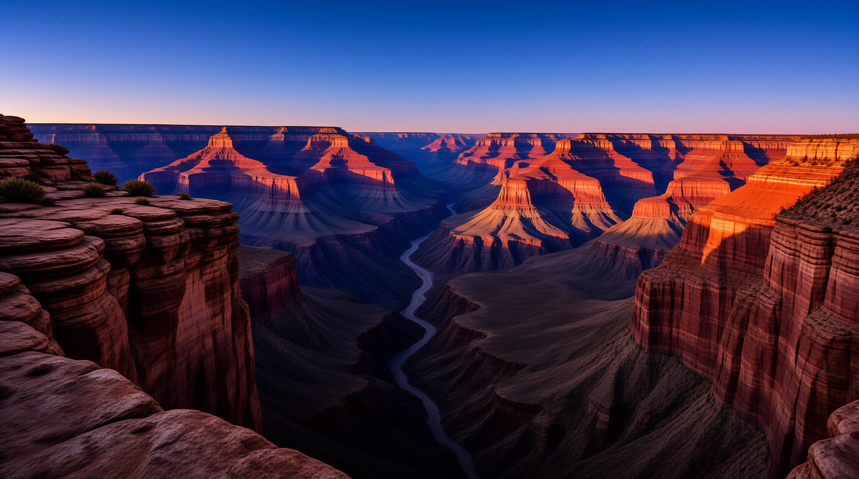 Canyon at Sunset
