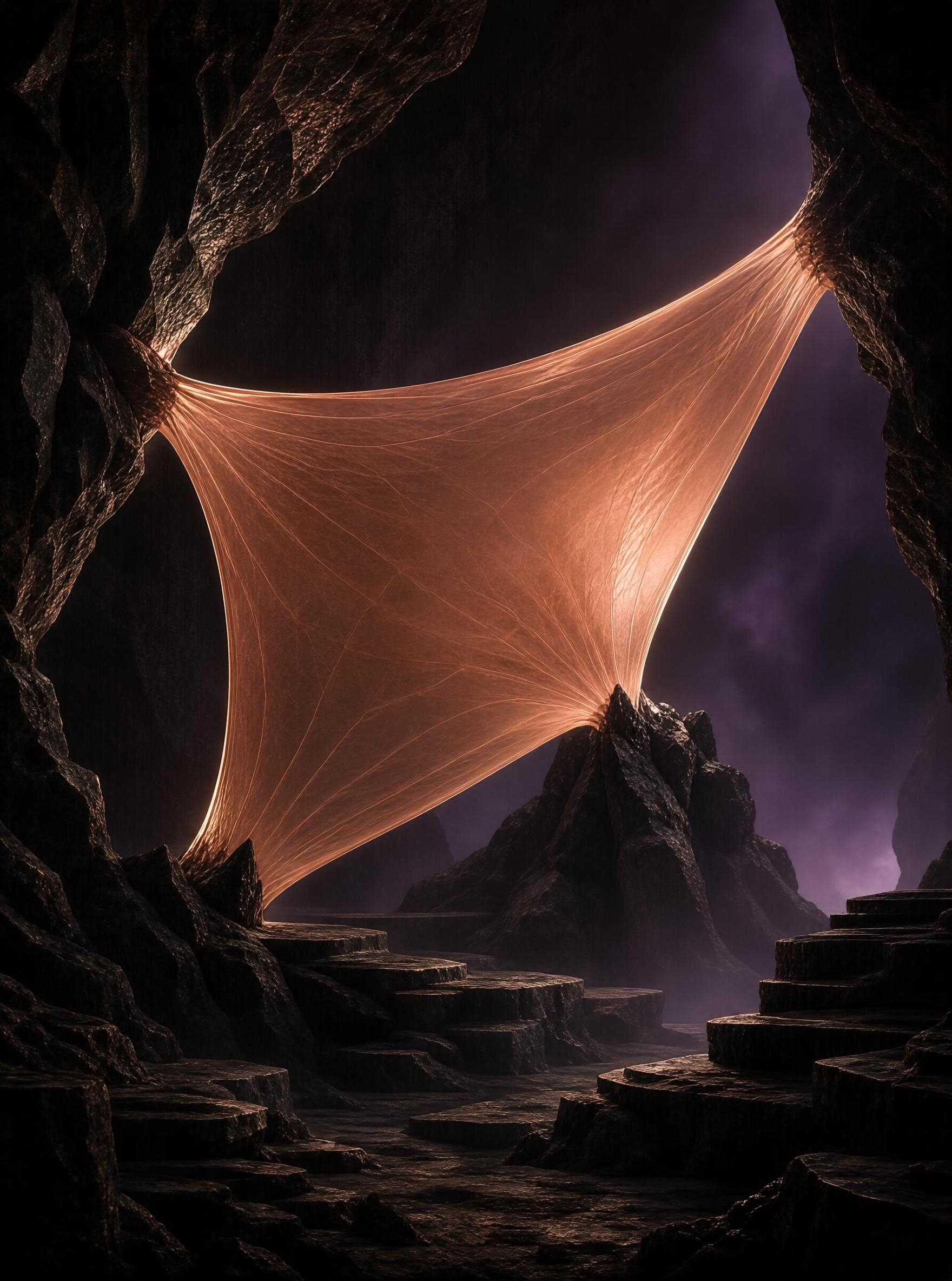 Glowing Cave Fabric