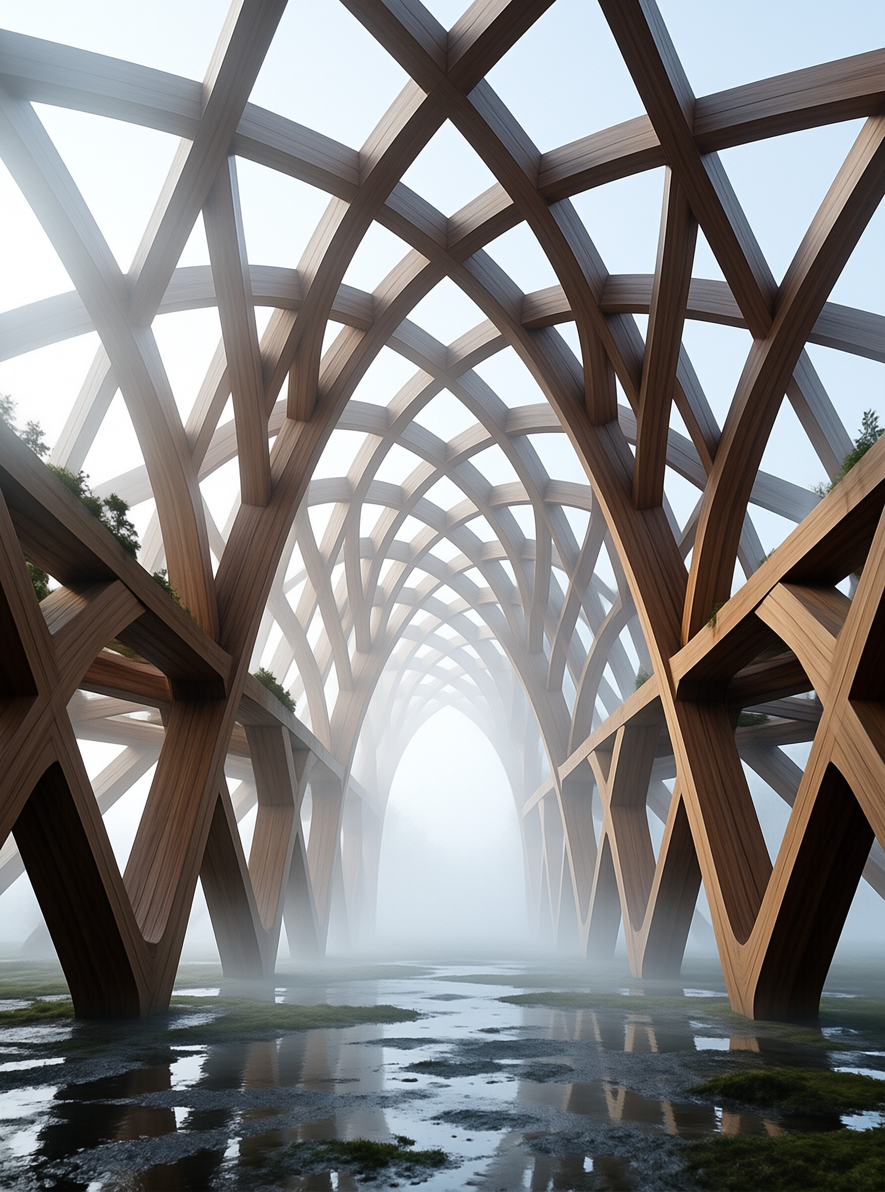 Geometric Wood Structure